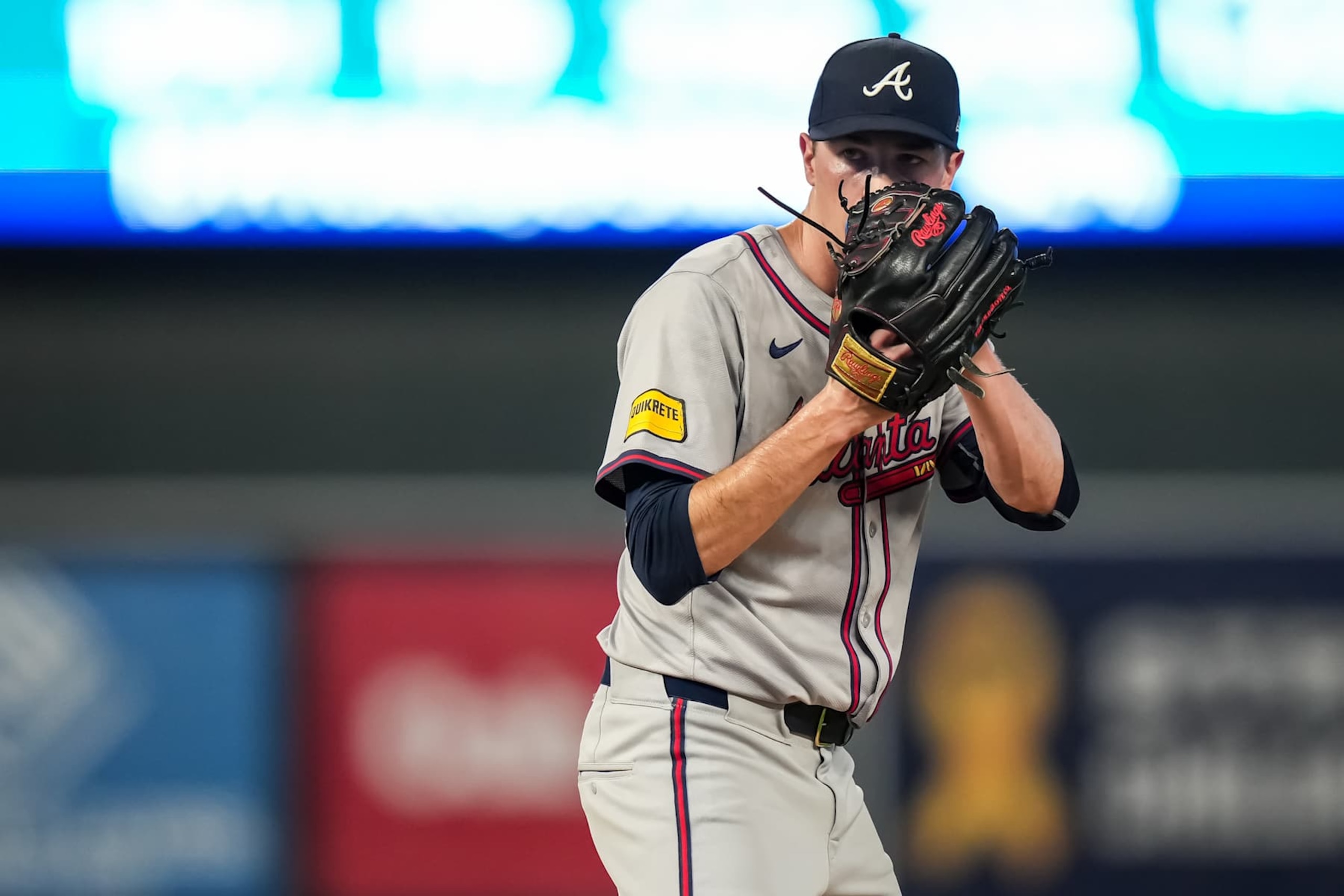 MINNEAPOLIS, MN - AUGUST 26: Max Fried #54 of the Atlanta Braves pitches against the Minnesota Twins on August 26, 2024 at Target Field in Minneapolis, Minnesota. (Photo by Brace Hemmelgarn/Minnesota Twins/Getty Images)