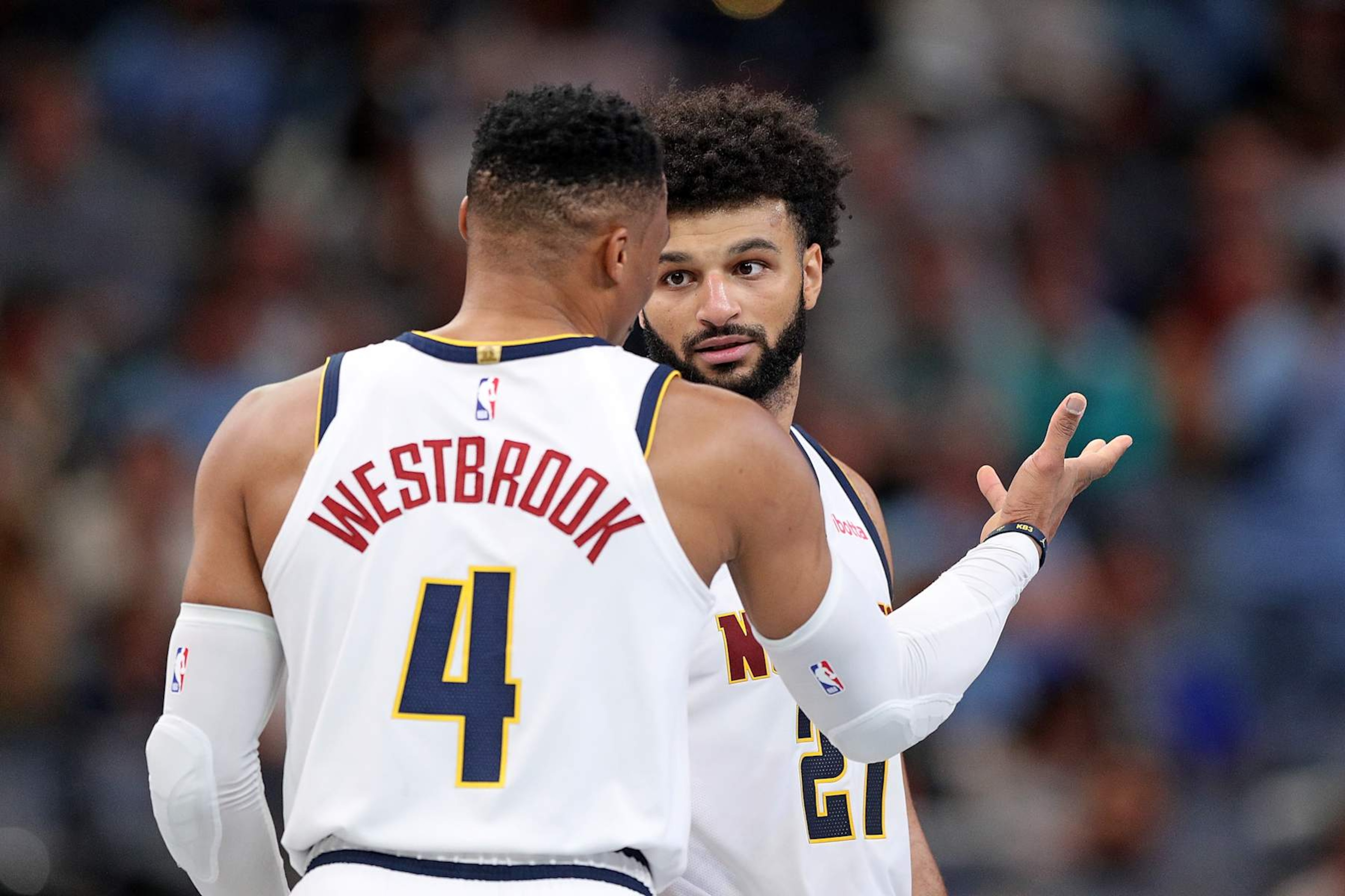 Russell Westbrook and Jamal Murray Russell Westbrook and Jamal Murray