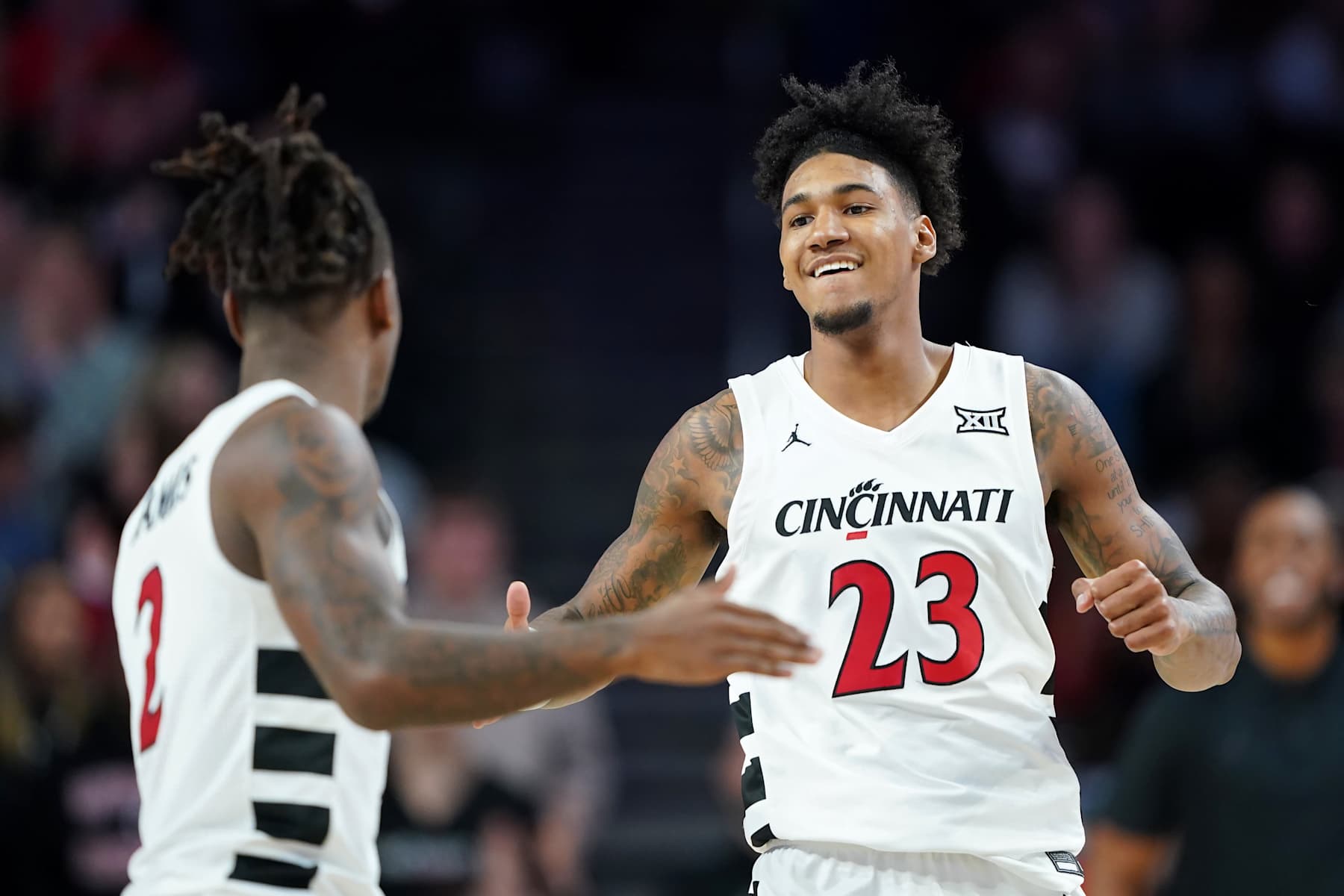 Cincinnati's Dillon Mitchell and Jizzle James