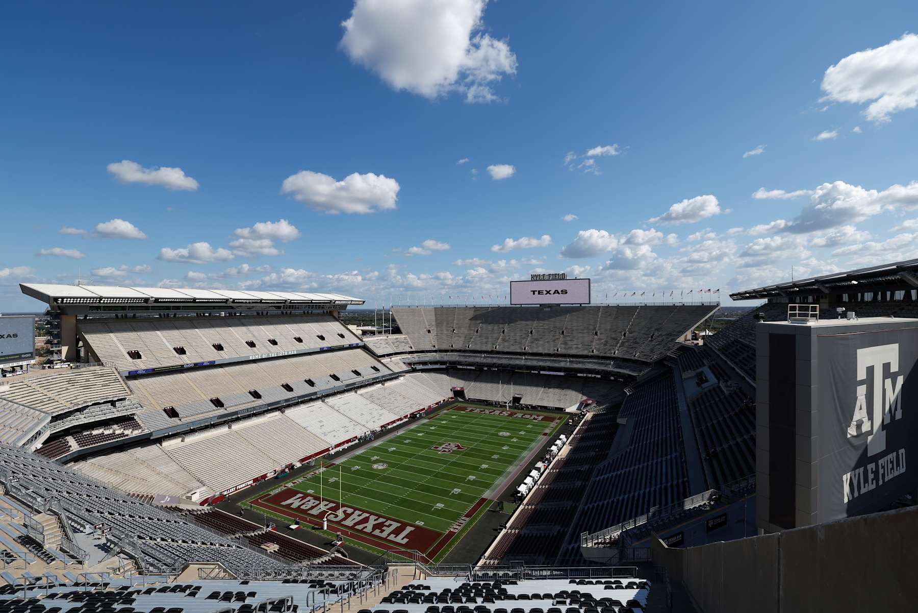 COLLEGE STATION, TEXAS - OCTOBER 26: A general view of the stadium before the game between the Texas A&M Aggies and the LSU Tigers at Kyle Field on October 26, 2024 in College Station, Texas. (Photo by Tim Warner/Getty Images)