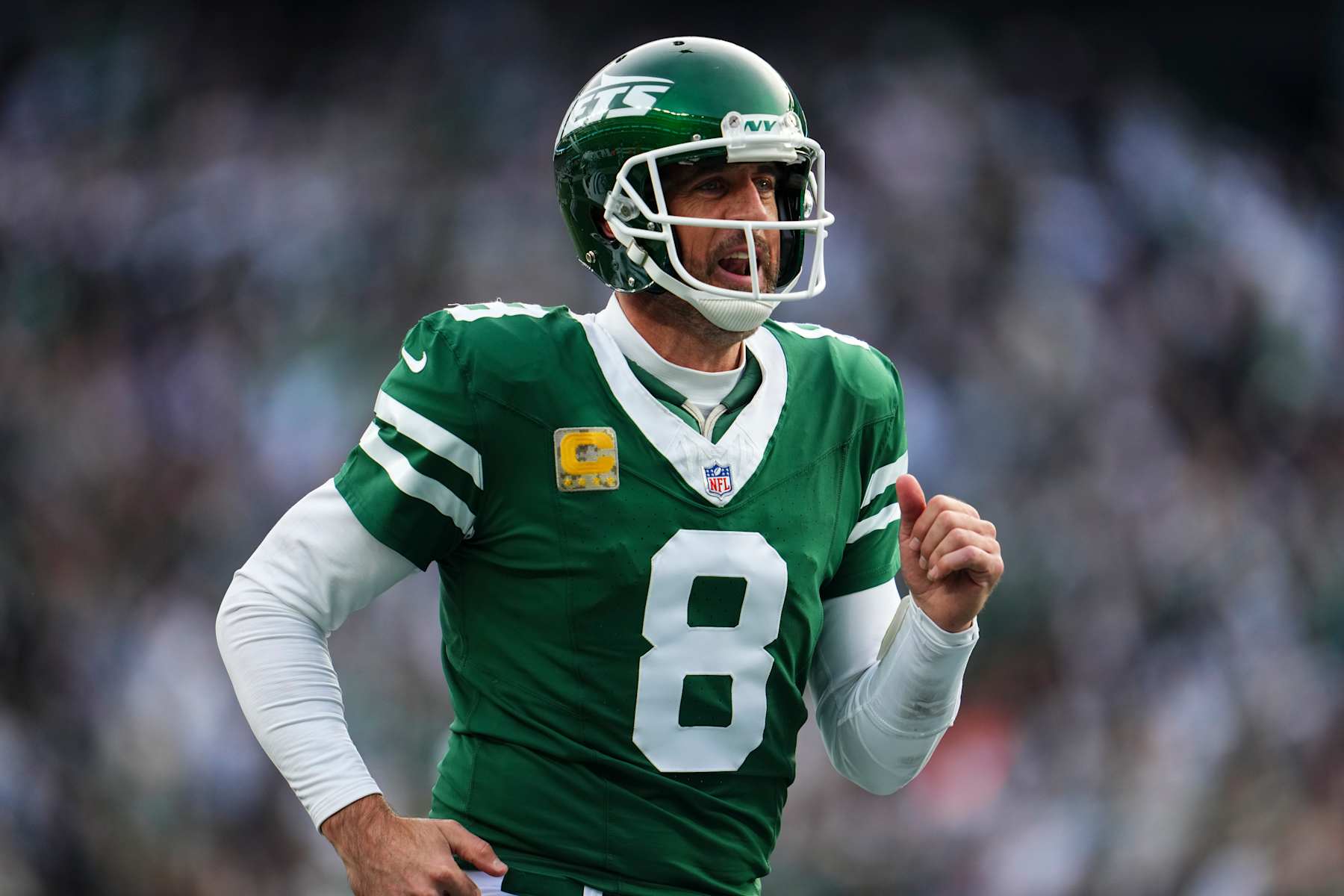 Jets QB Aaron Rodgers