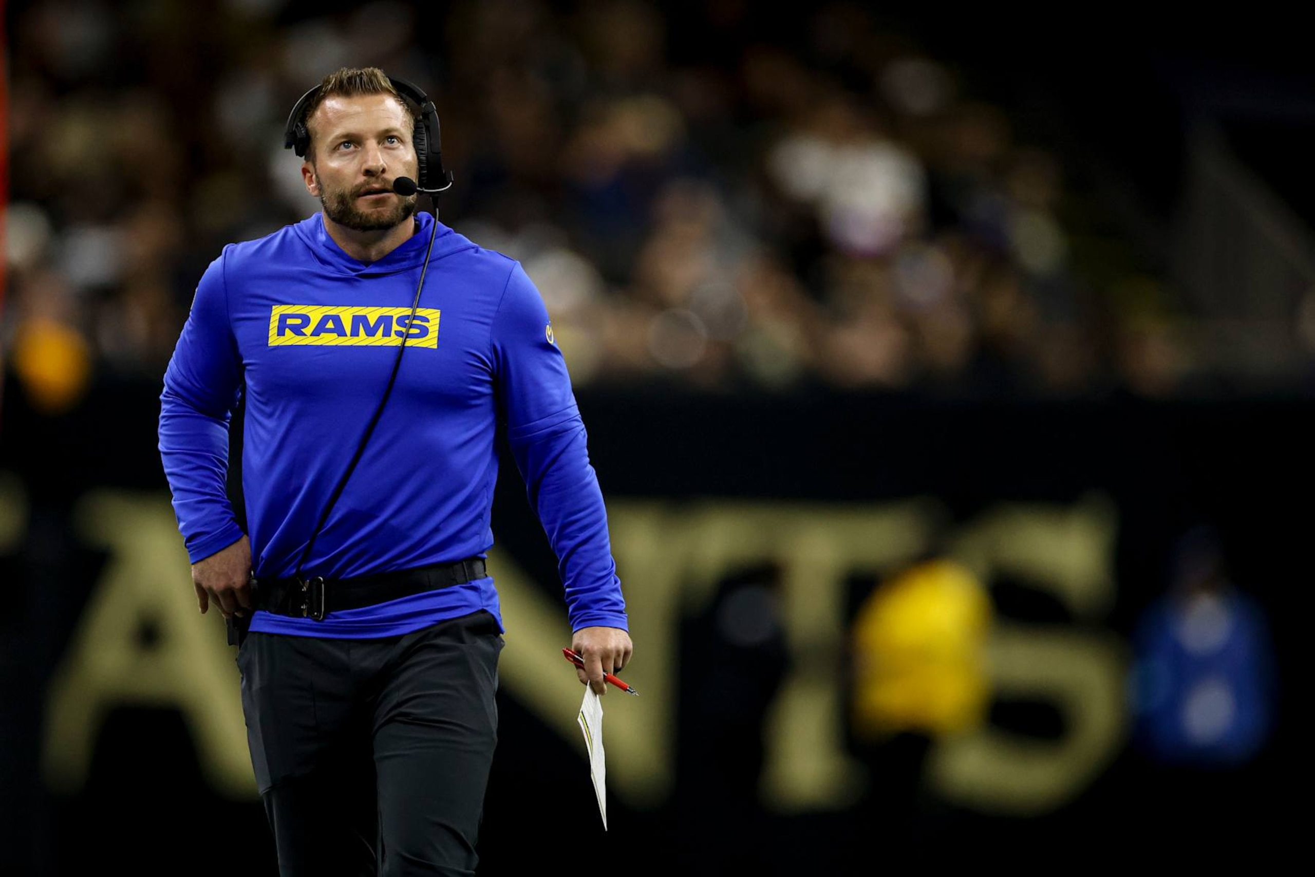 Rams head coach Sean McVay