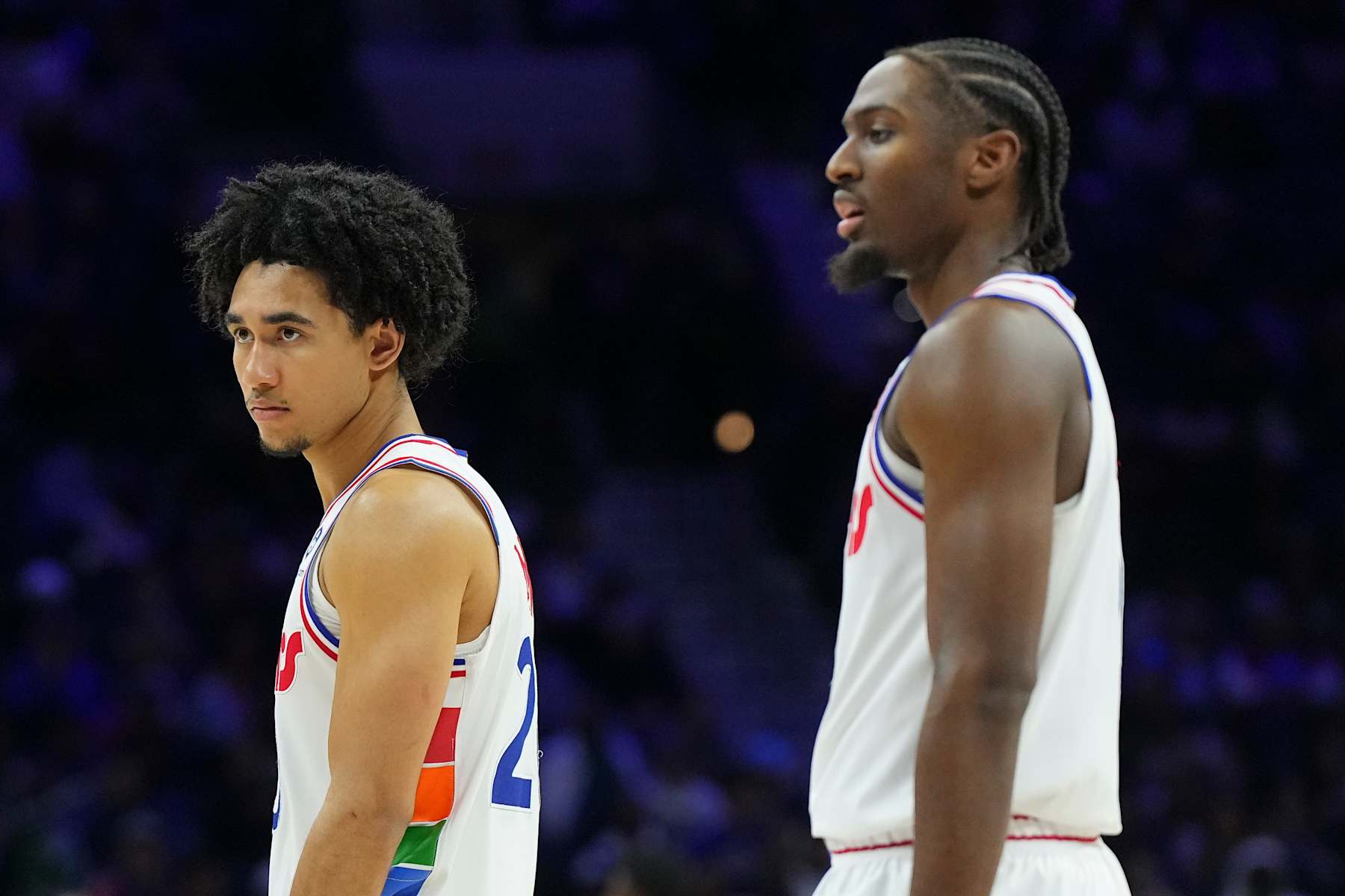 Jared McCain and Tyrese Maxey