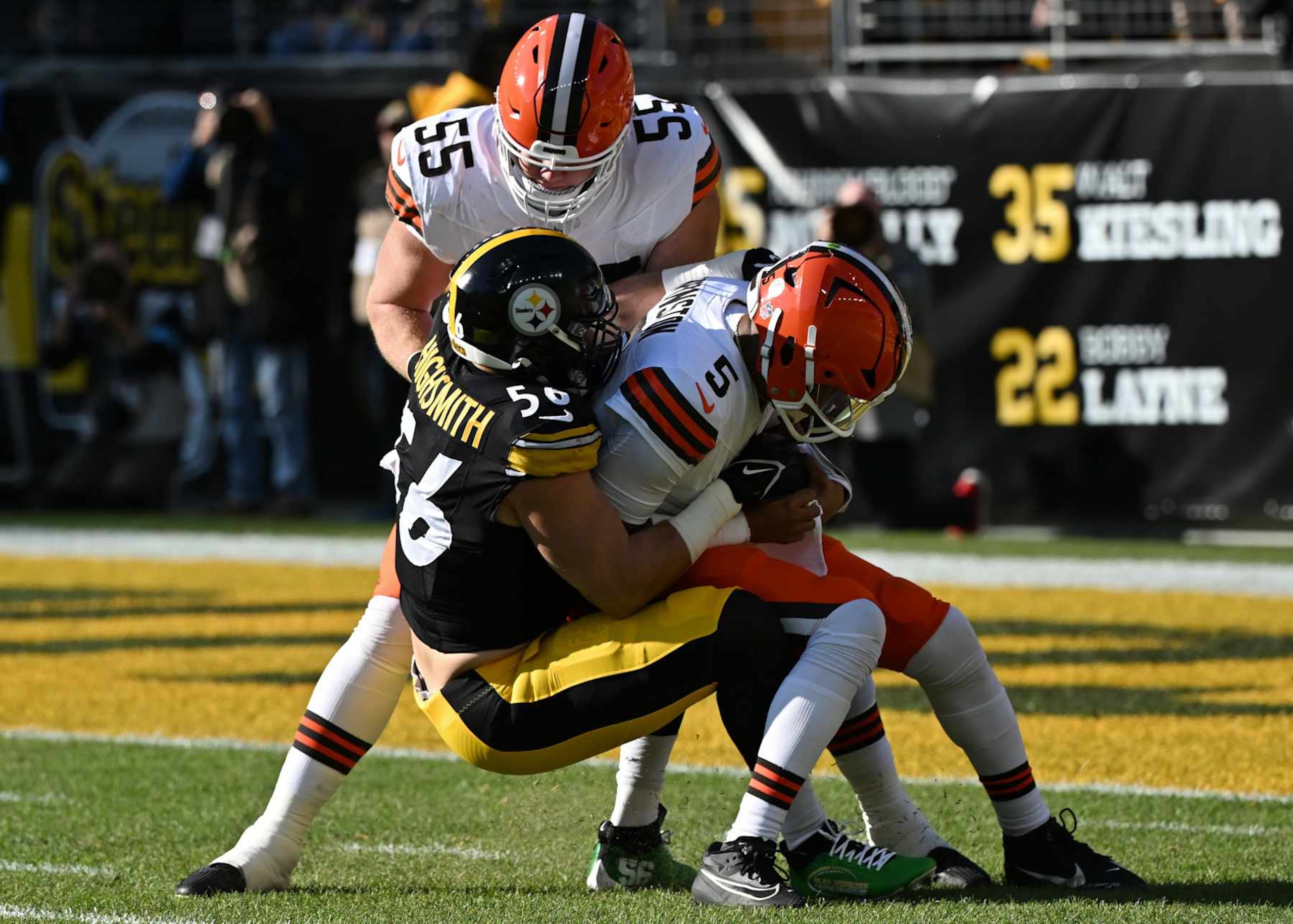 Alex Highsmith sacks Browns QB Jameis Winston