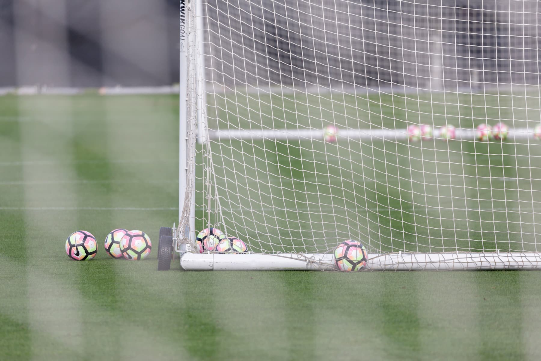 SAN JOSE, CA - MARCH 23:  A detail view of the soccer training field at Avaya Stadium where the United States Men's National Team trained before a FIFA 2018 World Cup Qualifier match against Honduras to be played March 24, 2017 at Avaya Stadium in San Jose, California.  (Photo by David Madison/Getty Images)