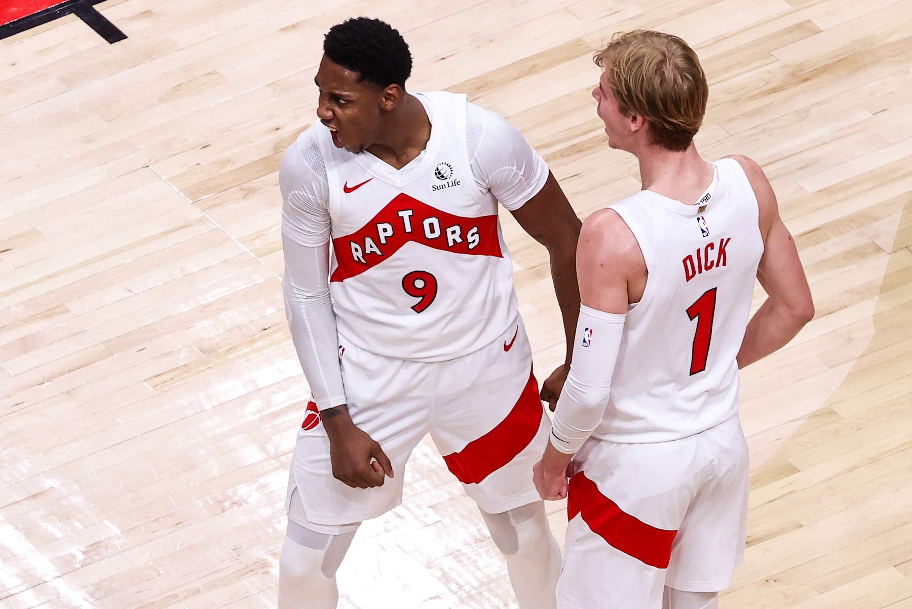 RJ Barrett and Gradey Dick