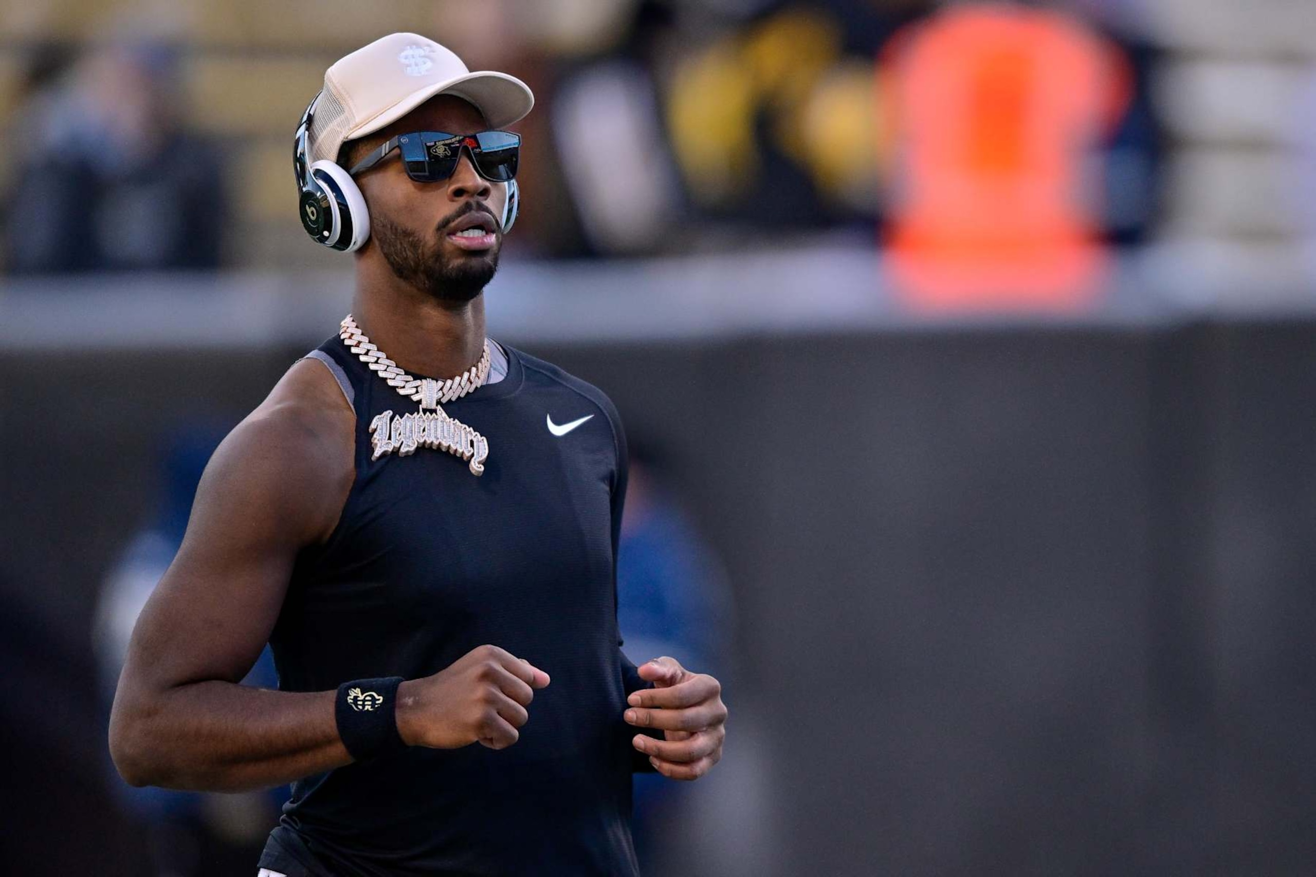 BOULDER, CO - NOVEMBER 29: Shedeur Sanders #2 of the Colorado Buffaloes warms up before a game against the Oklahoma State Cowboys at Folsom Field on November 29, 2024 in Boulder, Colorado. (Photo by Dustin Bradford/Getty Images) BOULDER, CO - NOVEMBER 29: Shedeur Sanders #2 of the Colorado Buffaloes warms up before a game against the Oklahoma State Cowboys at Folsom Field on November 29, 2024 in Boulder, Colorado. (Photo by Dustin Bradford/Getty Images)