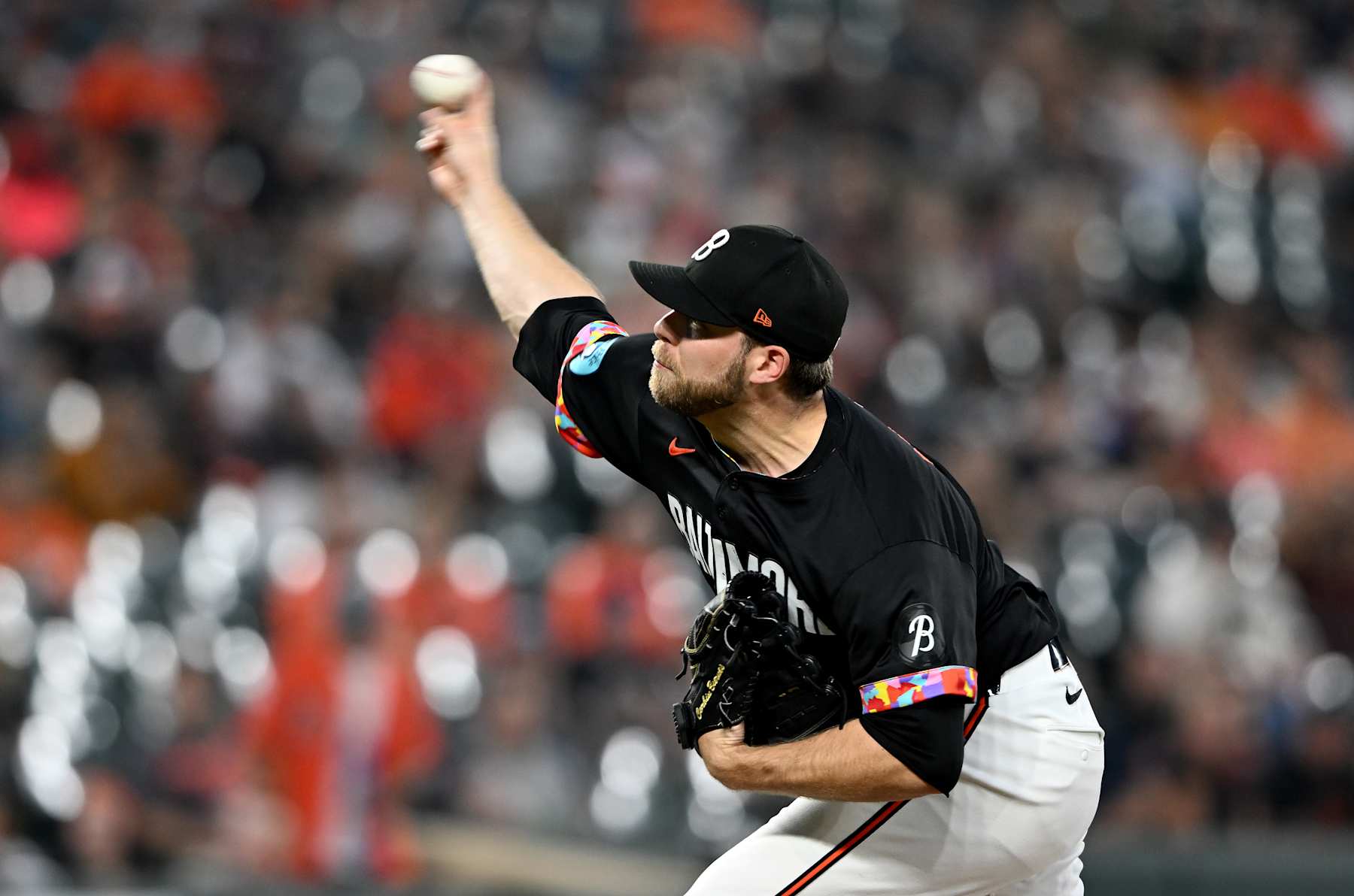 BALTIMORE, MARYLAND - SEPTEMBER 20: Corbin Burnes #39 of the Baltimore Orioles pitches in the first inning against the Detroit Tigers at Oriole Park at Camden Yards on September 20, 2024 in Baltimore, Maryland. (Photo by Greg Fiume/Getty Images)