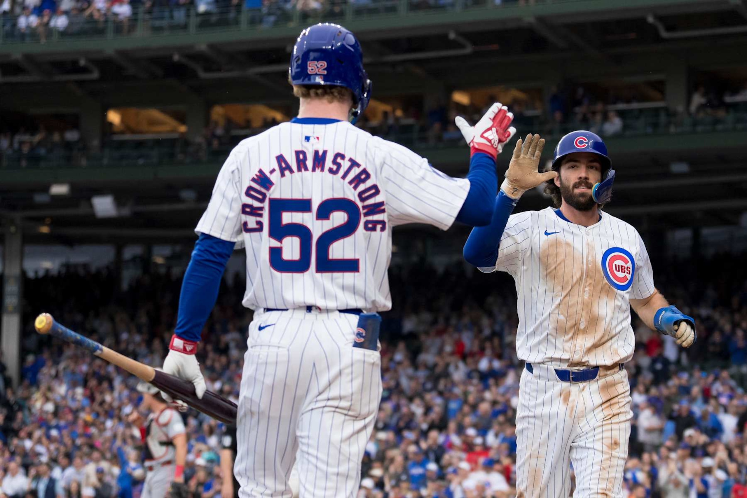 Pete Crow-Armstrong (L) and Dansby Swanson (R)