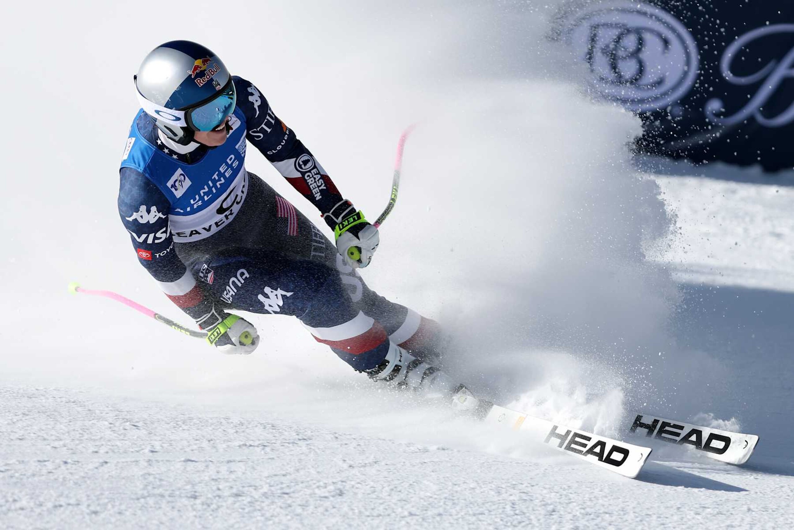 BEAVER CREEK, COLORADO - DECEMBER 14: Forerunner Lindsey Vonn of the United States skis in the Beaver Creek Women's Downhill at Beaver Creek Resort on December 14, 2024 in Beaver Creek, Colorado. (Photo by Christian Petersen/Getty Images) BEAVER CREEK, COLORADO - DECEMBER 14: Forerunner Lindsey Vonn of the United States skis in the Beaver Creek Women's Downhill at Beaver Creek Resort on December 14, 2024 in Beaver Creek, Colorado. (Photo by Christian Petersen/Getty Images)