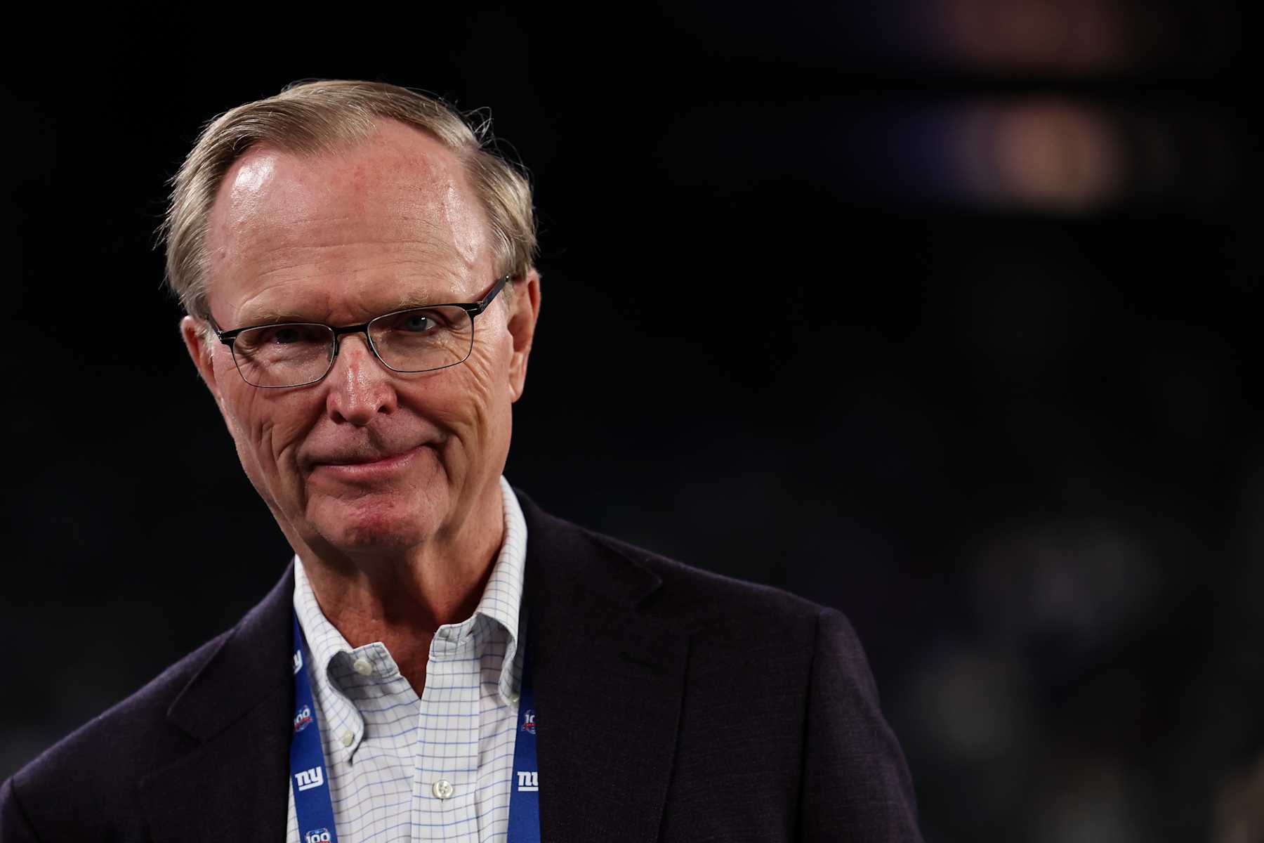 EAST RUTHERFORD, NJ - OCTOBER 13: New York Giants owner John Mara looks on prior to an NFL football game between the Cincinnati Bengals and the New York Giants at MetLife Stadium on October 13, 2024 in East Rutherford, NJ. (Photo by Perry Knotts/Getty Images)