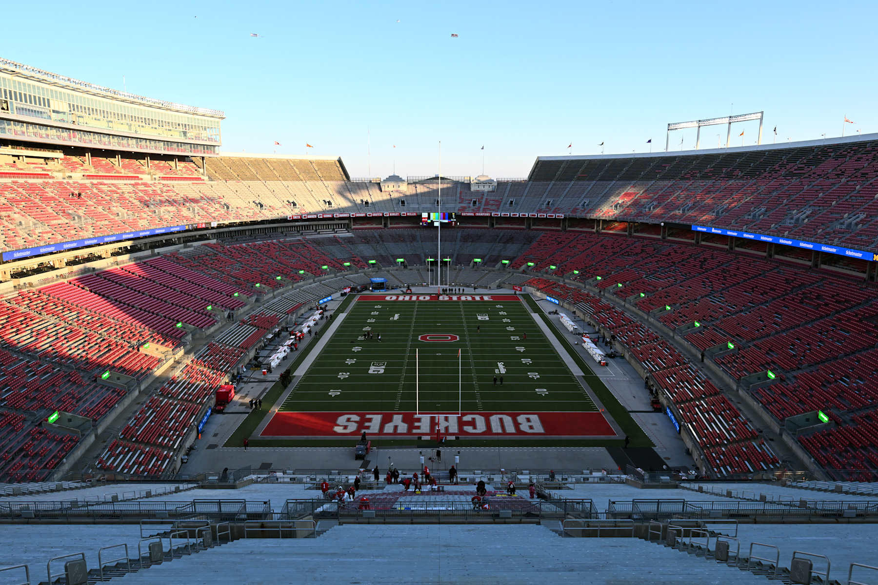 COLUMBUS, OHIO - NOVEMBER 30: A general view of Ohio Stadium prior to the 120th game between the Ohio State Buckeyes and the Michigan Wolverines on November 30, 2024 in Columbus, Ohio. (Photo by Ben Jackson/Getty Images)