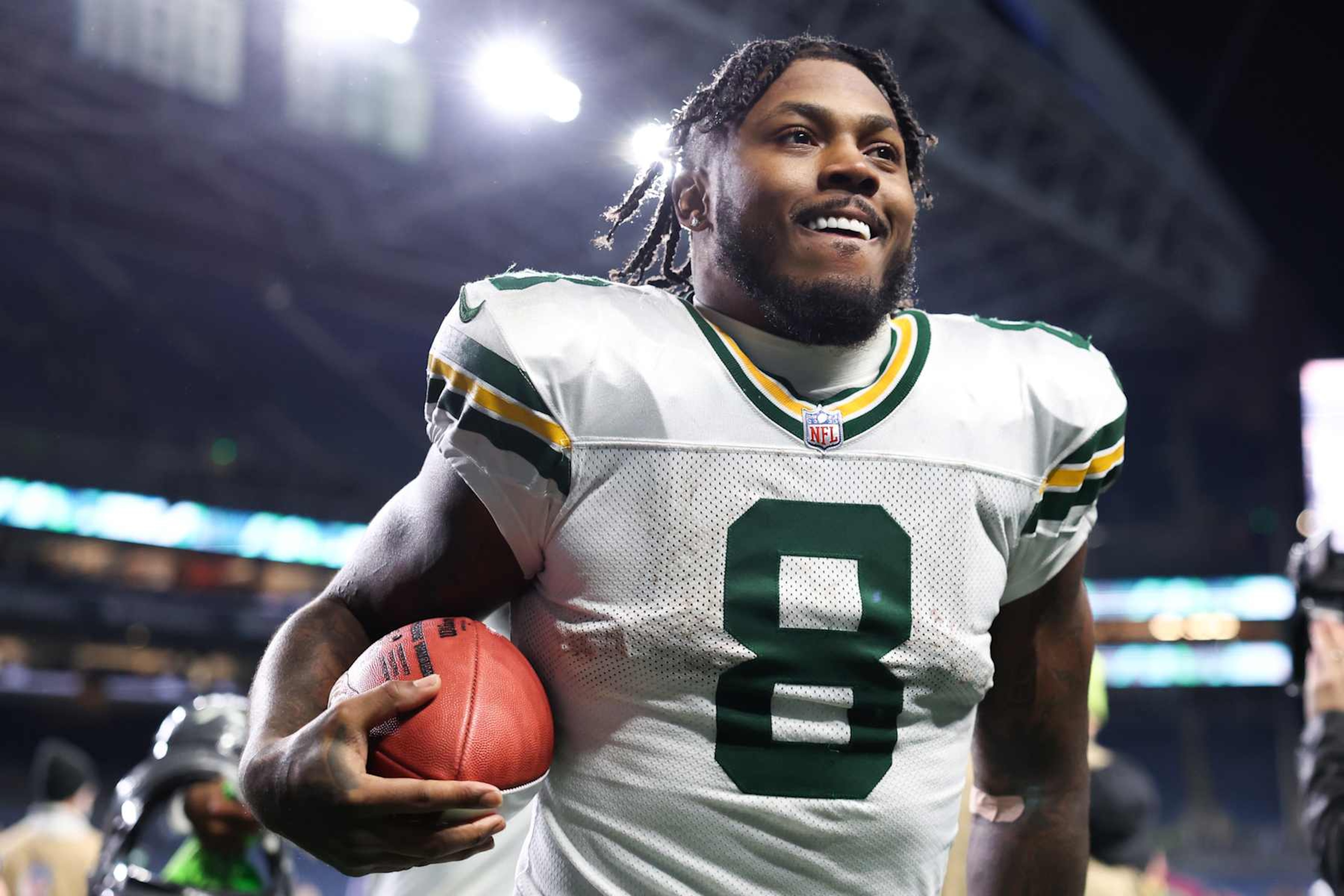 Packers RB Josh Jacobs Packers RB Josh Jacobs