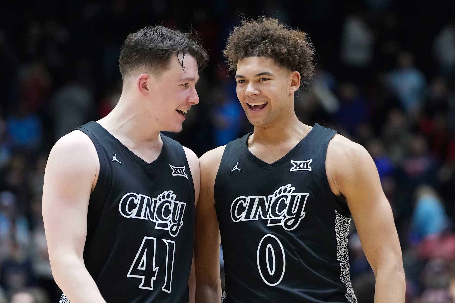 Cincinnati's Simas Lukosius and Dan Skillings