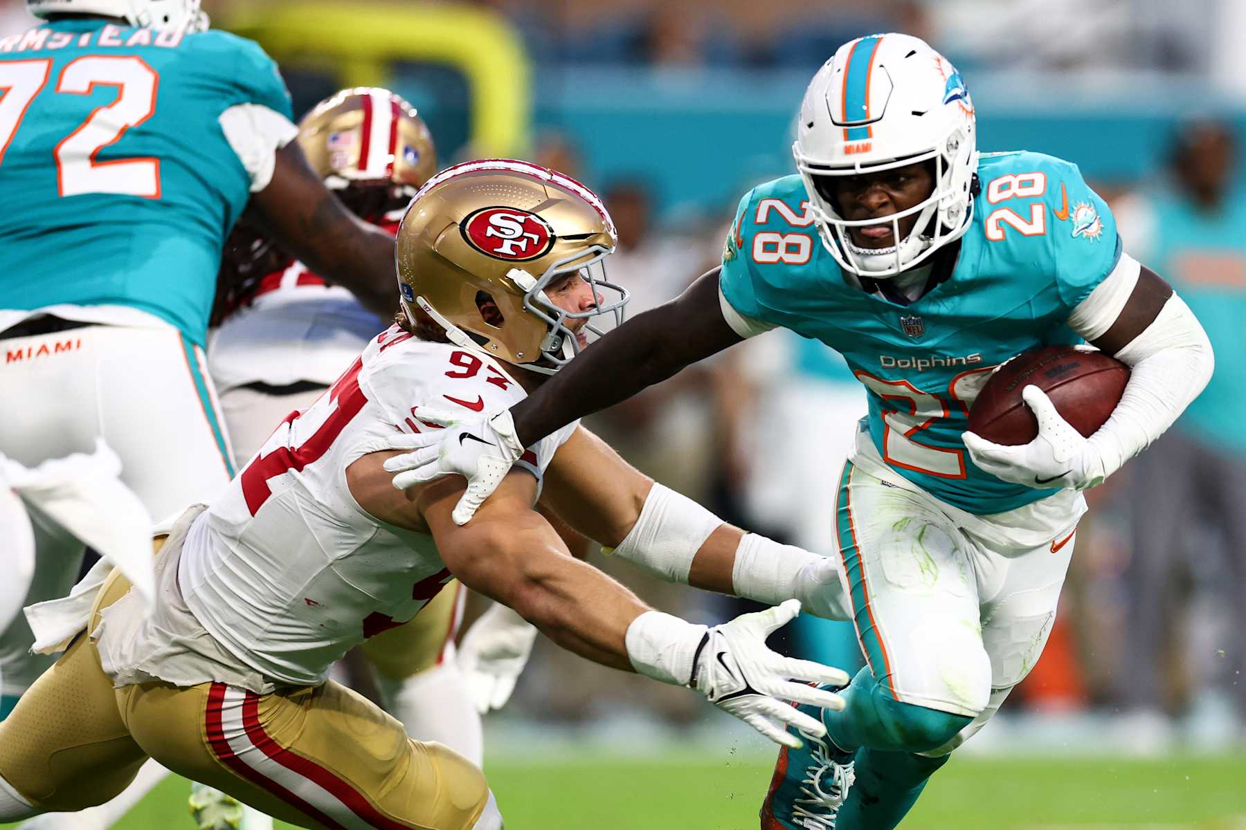 Dolphins RB De'Von Achane