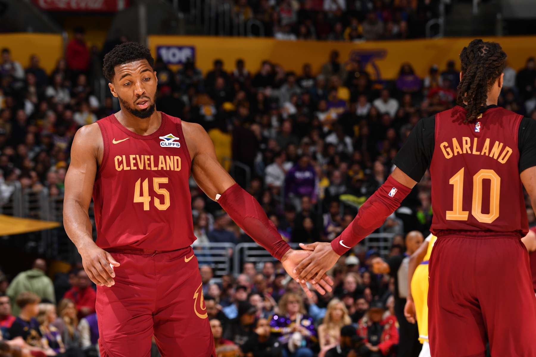 Donovan MItchell and Darius Garland