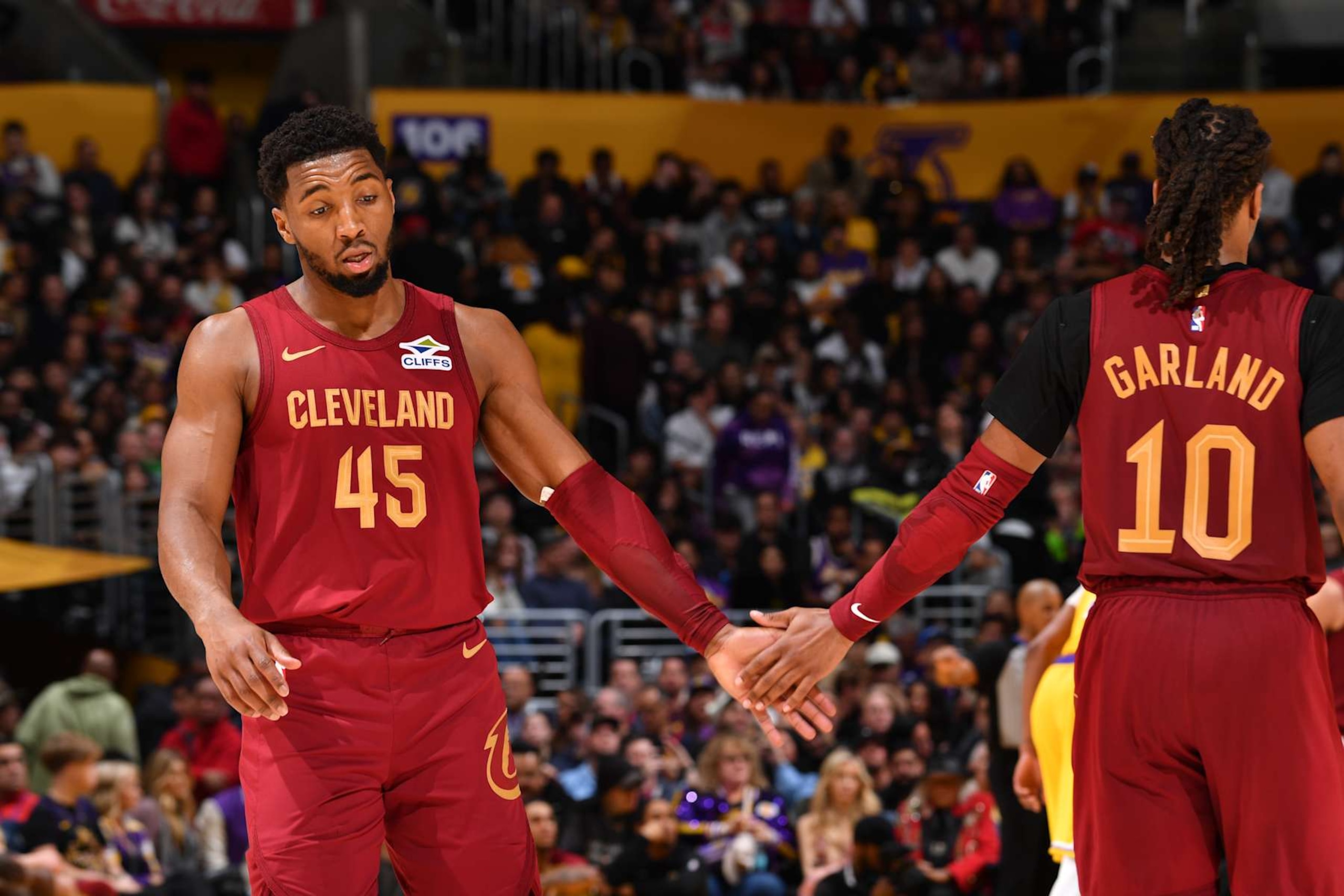 Donovan MItchell and Darius Garland
