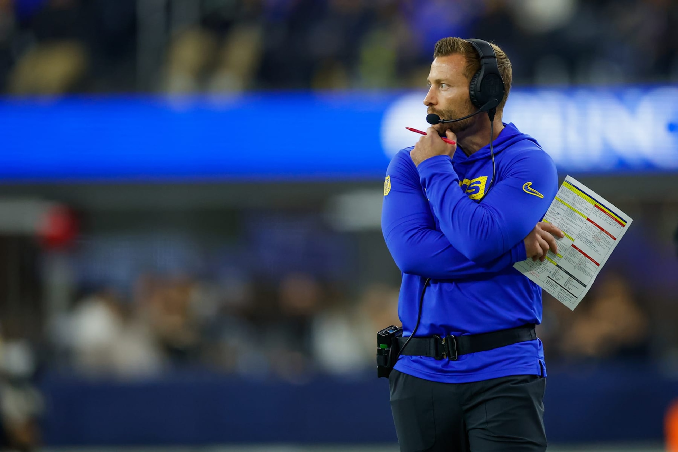 Rams head coach Sean McVay Rams head coach Sean McVay
