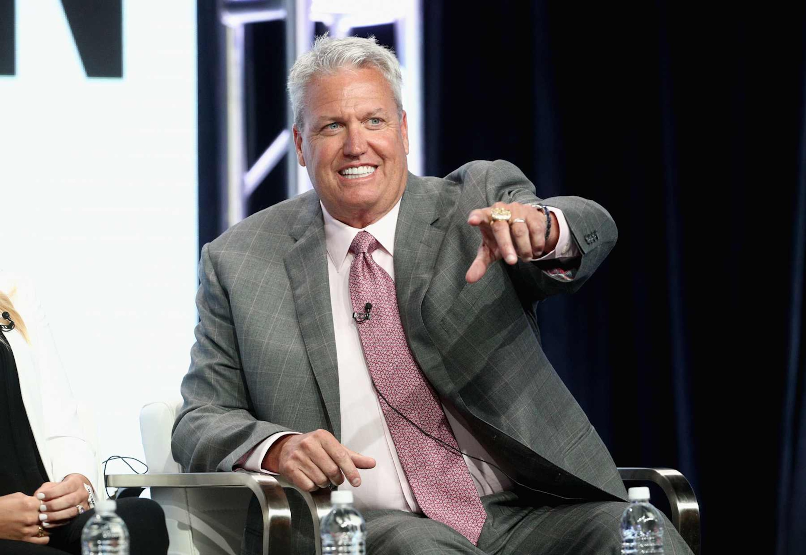 BEVERLY HILLS, CA - JULY 26: Former NFL coach & ESPN analyst Rex Ryan of 'ESPN's Sunday's NFL Countdown' speaks onstage during the ESPN portion of the 2017 Summer Television Critics Association Press Tour at The Beverly Hilton Hotel on July 26, 2017 in Beverly Hills, California. (Photo by Frederick M. Brown/Getty Images) BEVERLY HILLS, CA - JULY 26: Former NFL coach & ESPN analyst Rex Ryan of 'ESPN's Sunday's NFL Countdown' speaks onstage during the ESPN portion of the 2017 Summer Television Critics Association Press Tour at The Beverly Hilton Hotel on July 26, 2017 in Beverly Hills, California. (Photo by Frederick M. Brown/Getty Images)