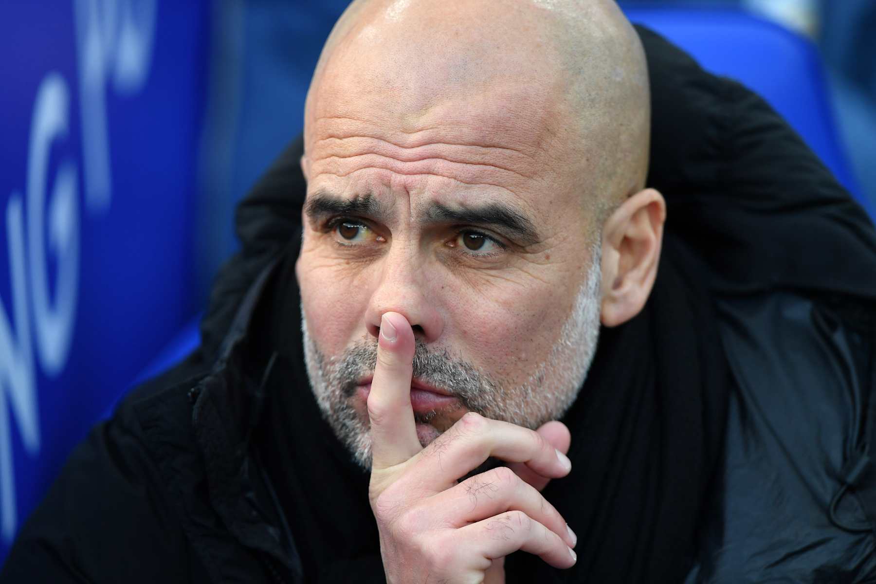 LEICESTER, ENGLAND - DECEMBER 29: Manager of Manchester City Pep Guardiola before the Premier League match between Leicester City and Manchester City at King Power Stadium on December 29, 2024 in Leicester, United Kingdom. (Photo by Plumb Images/Leicester City FC via Getty Images)