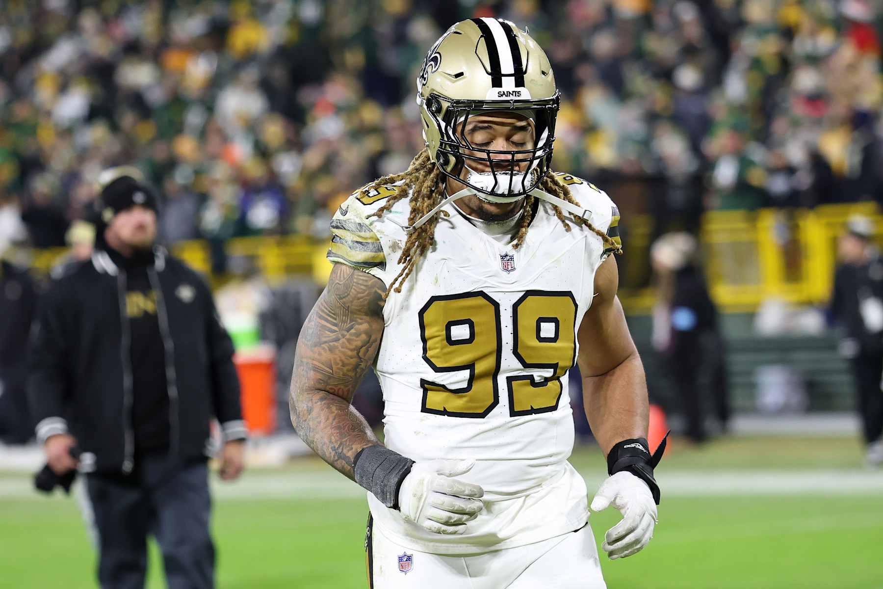 Saints edge Chase Young