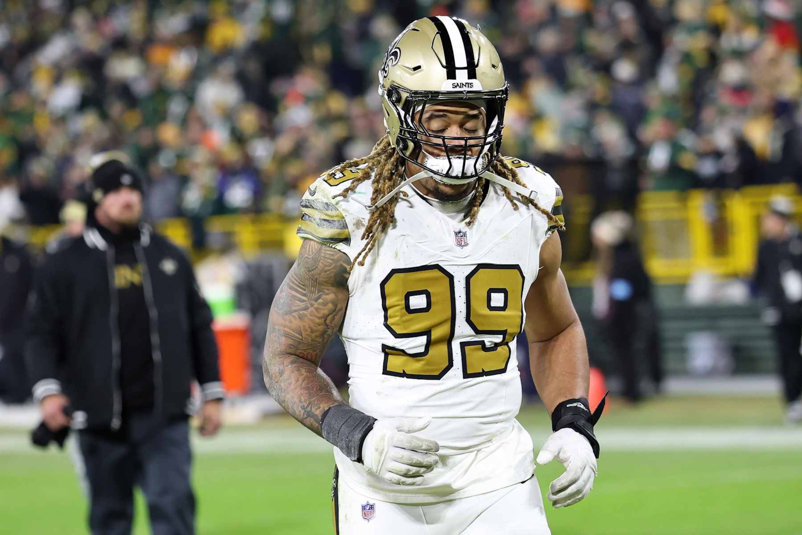 Saints edge Chase Young