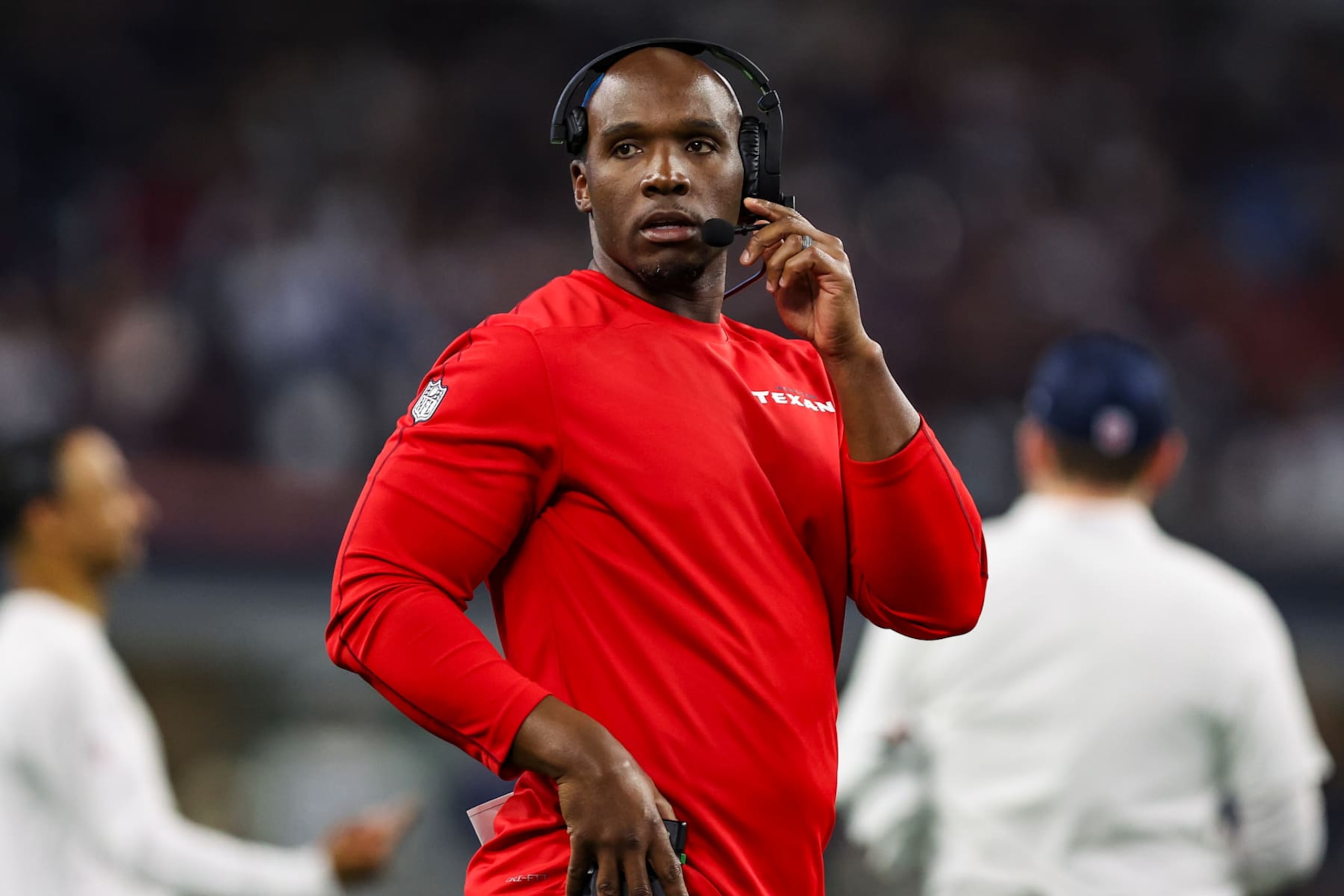 Texans head coach DeMeco Ryans Texans head coach DeMeco Ryans