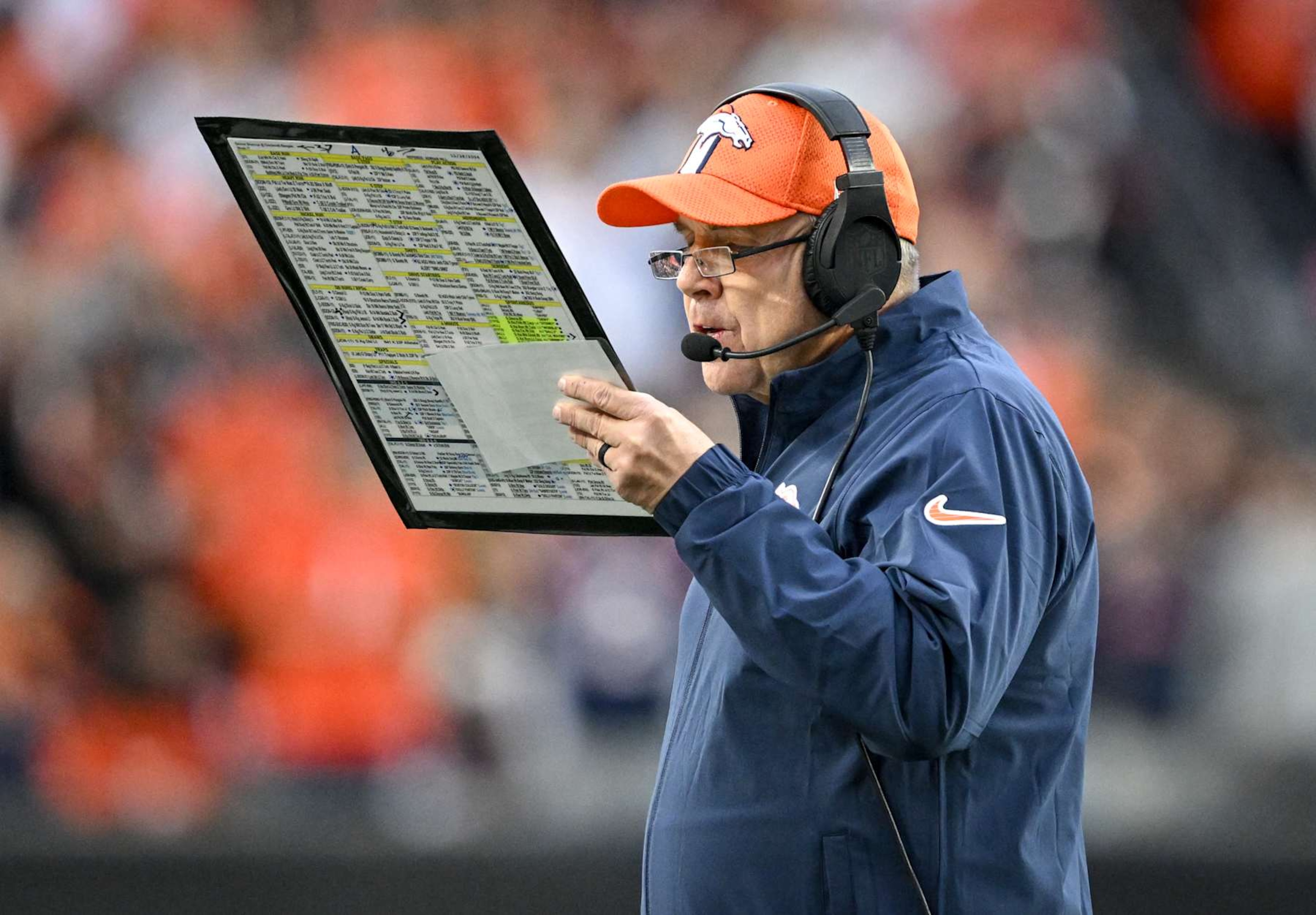 Broncos head coach Sean Payton Broncos head coach Sean Payton