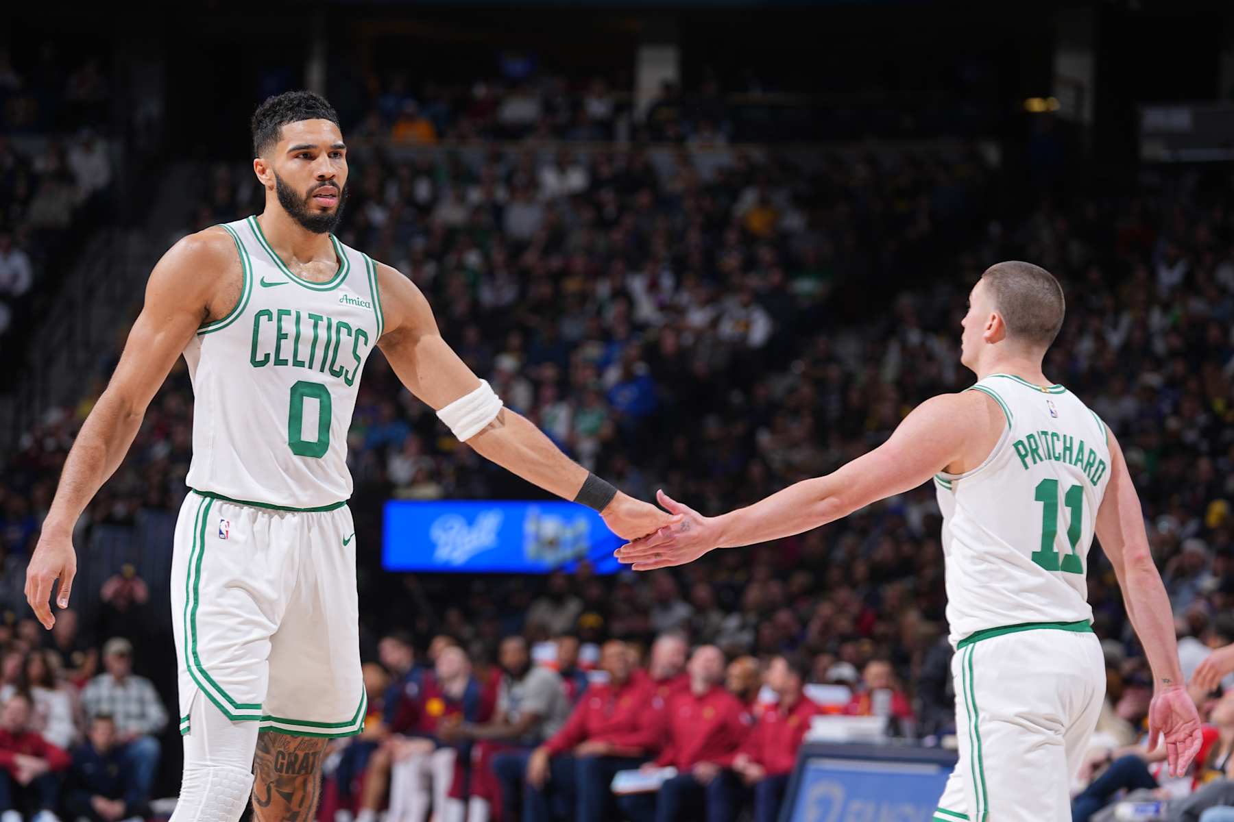 Jayson Tatum and Payton Pritchard