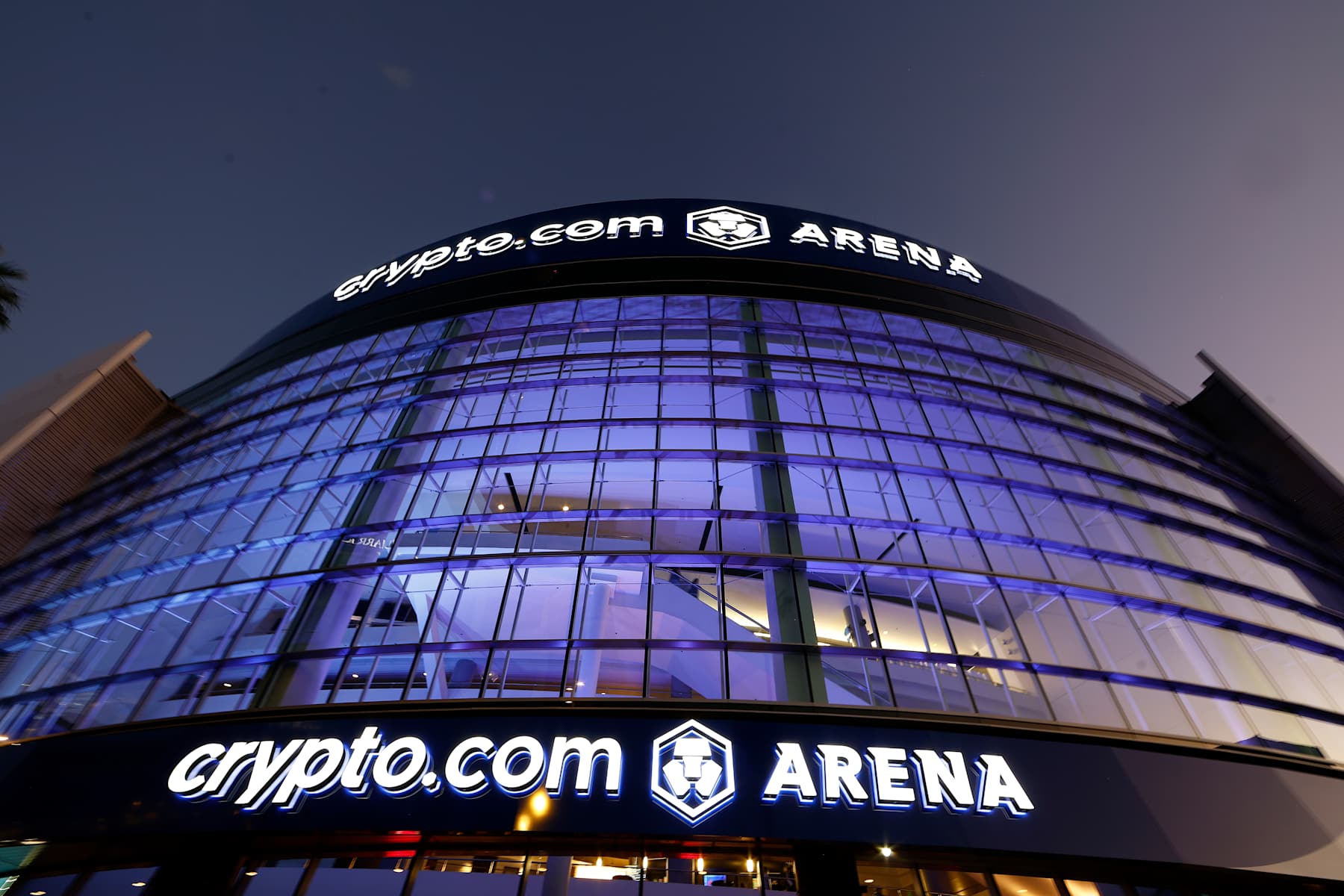 LOS ANGELES, CALIFORNIA - OCTOBER 28:  A general view of Crypto.com Arena before a game between the Vegas Golden Knights and the Los Angeles Kings on October 28, 2023 in Los Angeles, California. (Photo by Ronald Martinez/Getty Images)