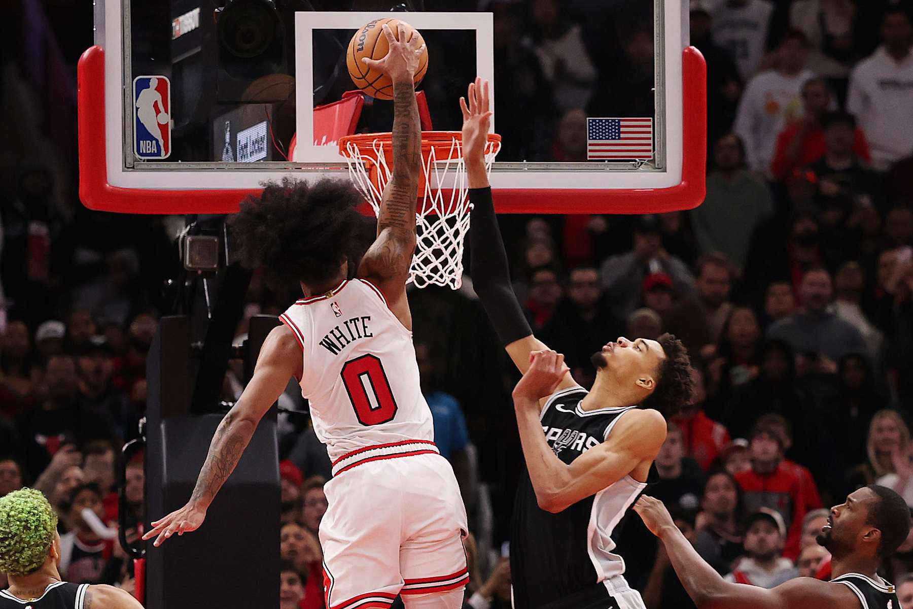 Coby White and Victor Wembanyama