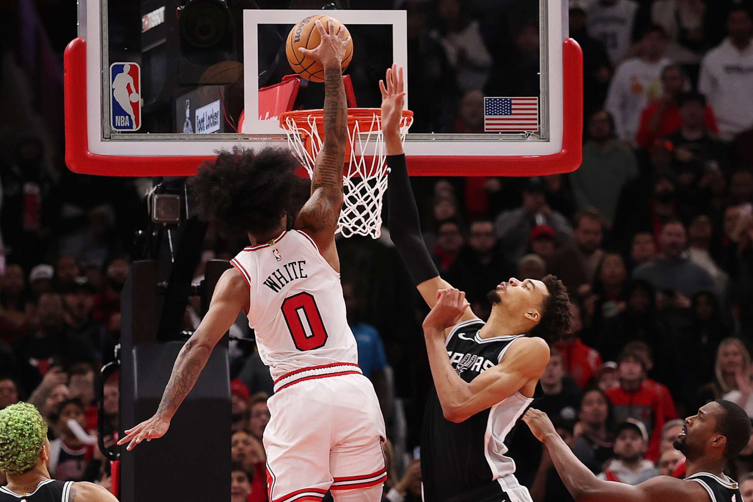 Coby White and Victor Wembanyama Coby White and Victor Wembanyama