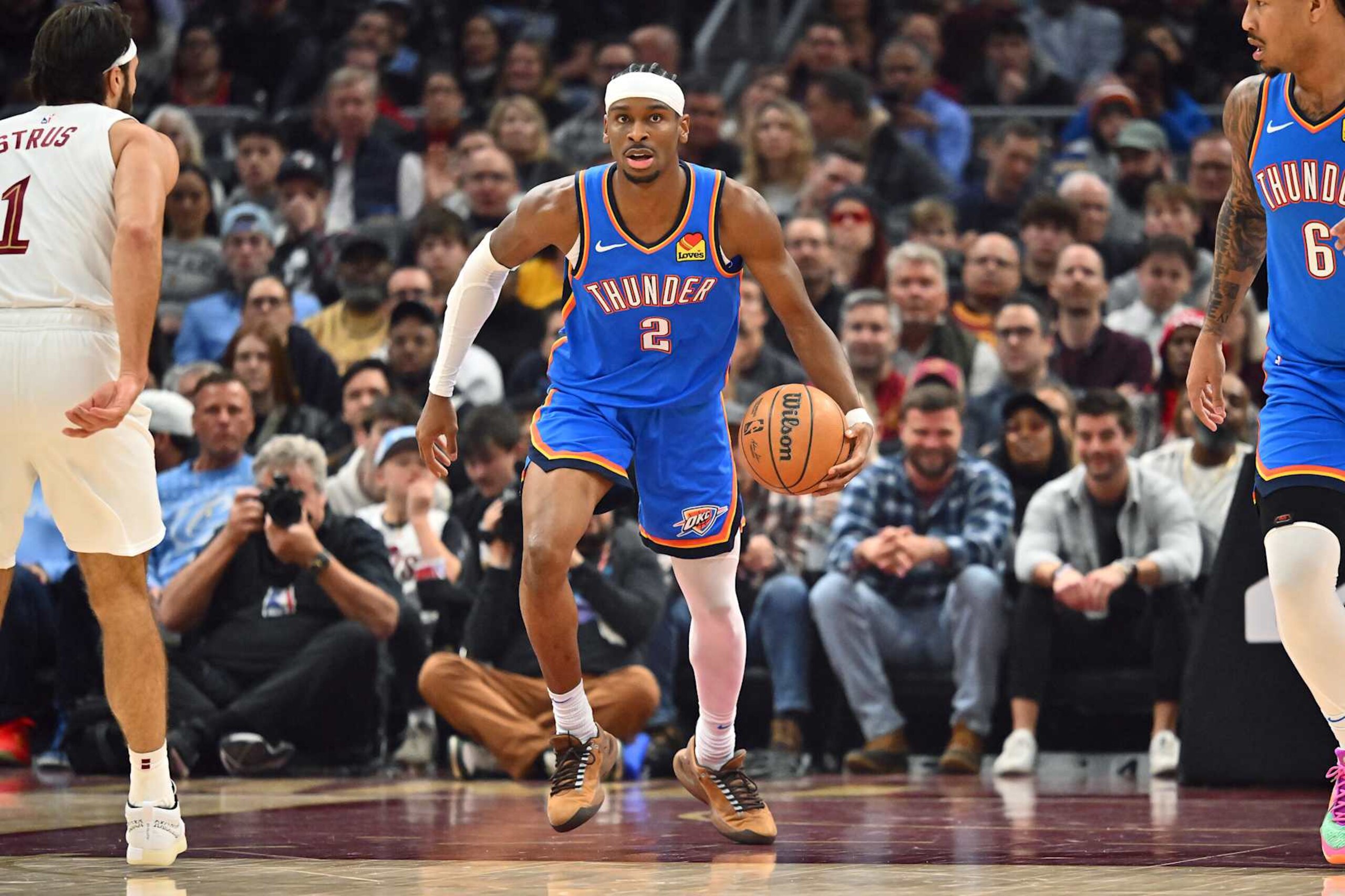 Max Strus and Shai Gilgeous-Alexander Max Strus and Shai Gilgeous-Alexander