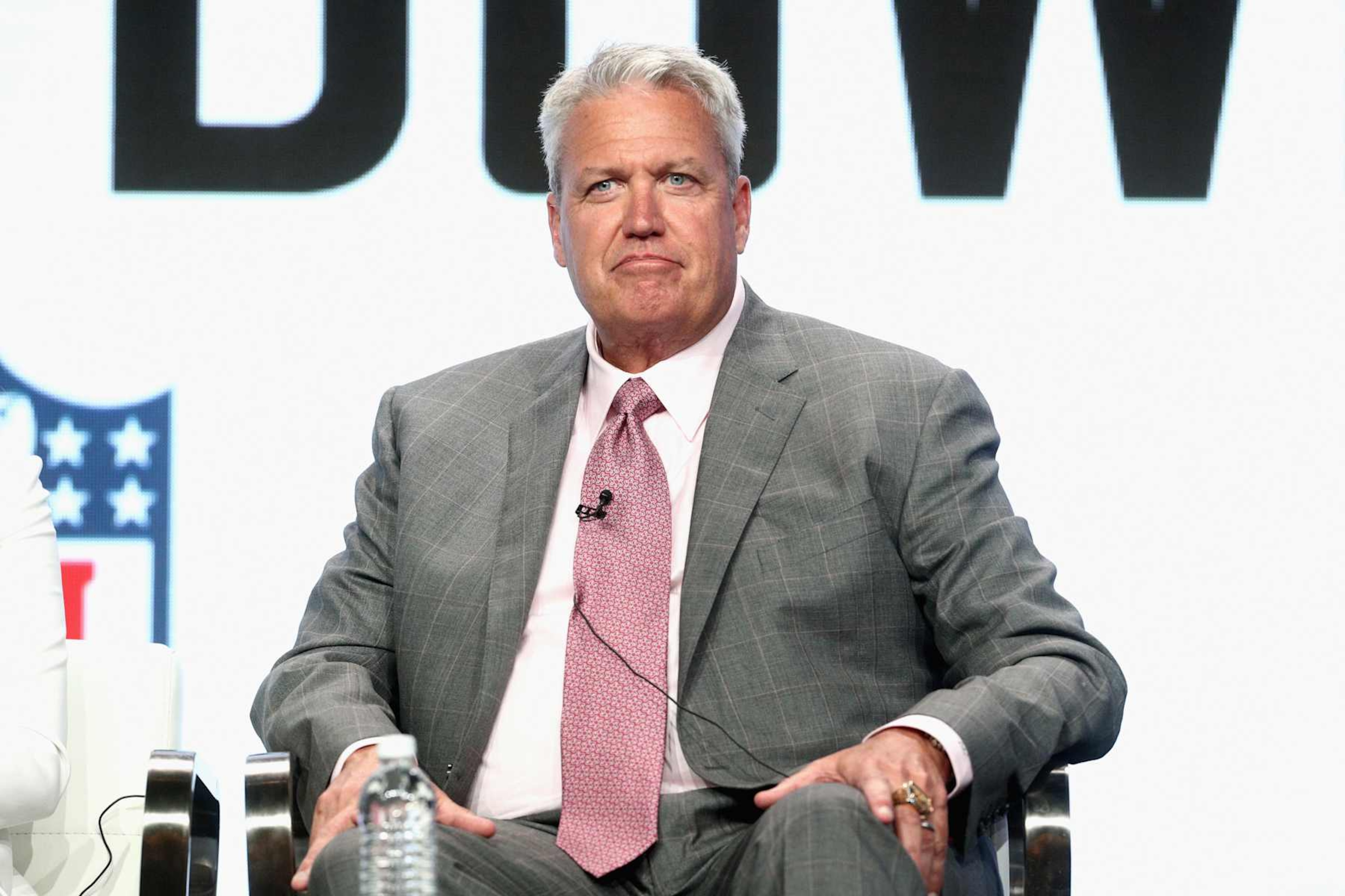 BEVERLY HILLS, CA - JULY 26: Former NFL coach & ESPN analyst Rex Ryan of 'ESPN's Sunday's NFL Countdown' speaks onstage during the ESPN portion of the 2017 Summer Television Critics Association Press Tour at The Beverly Hilton Hotel on July 26, 2017 in Beverly Hills, California. (Photo by Frederick M. Brown/Getty Images) BEVERLY HILLS, CA - JULY 26: Former NFL coach & ESPN analyst Rex Ryan of 'ESPN's Sunday's NFL Countdown' speaks onstage during the ESPN portion of the 2017 Summer Television Critics Association Press Tour at The Beverly Hilton Hotel on July 26, 2017 in Beverly Hills, California. (Photo by Frederick M. Brown/Getty Images)