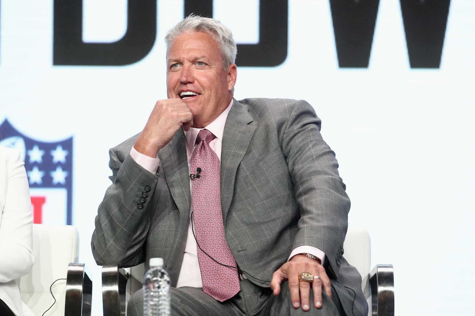 BEVERLY HILLS, CA - JULY 26:  Former NFL coach & ESPN analyst Rex Ryan of 'ESPN's Sunday's NFL Countdown' speaks onstage during the ESPN portion of the 2017 Summer Television Critics Association Press Tour at The Beverly Hilton Hotel on July 26, 2017 in Beverly Hills, California.  (Photo by Frederick M. Brown/Getty Images)