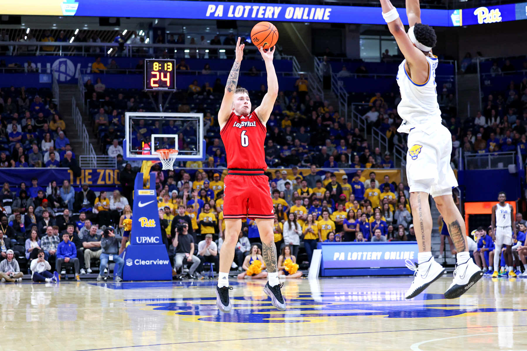 Reyne Smith rained in seven triples at Pitt