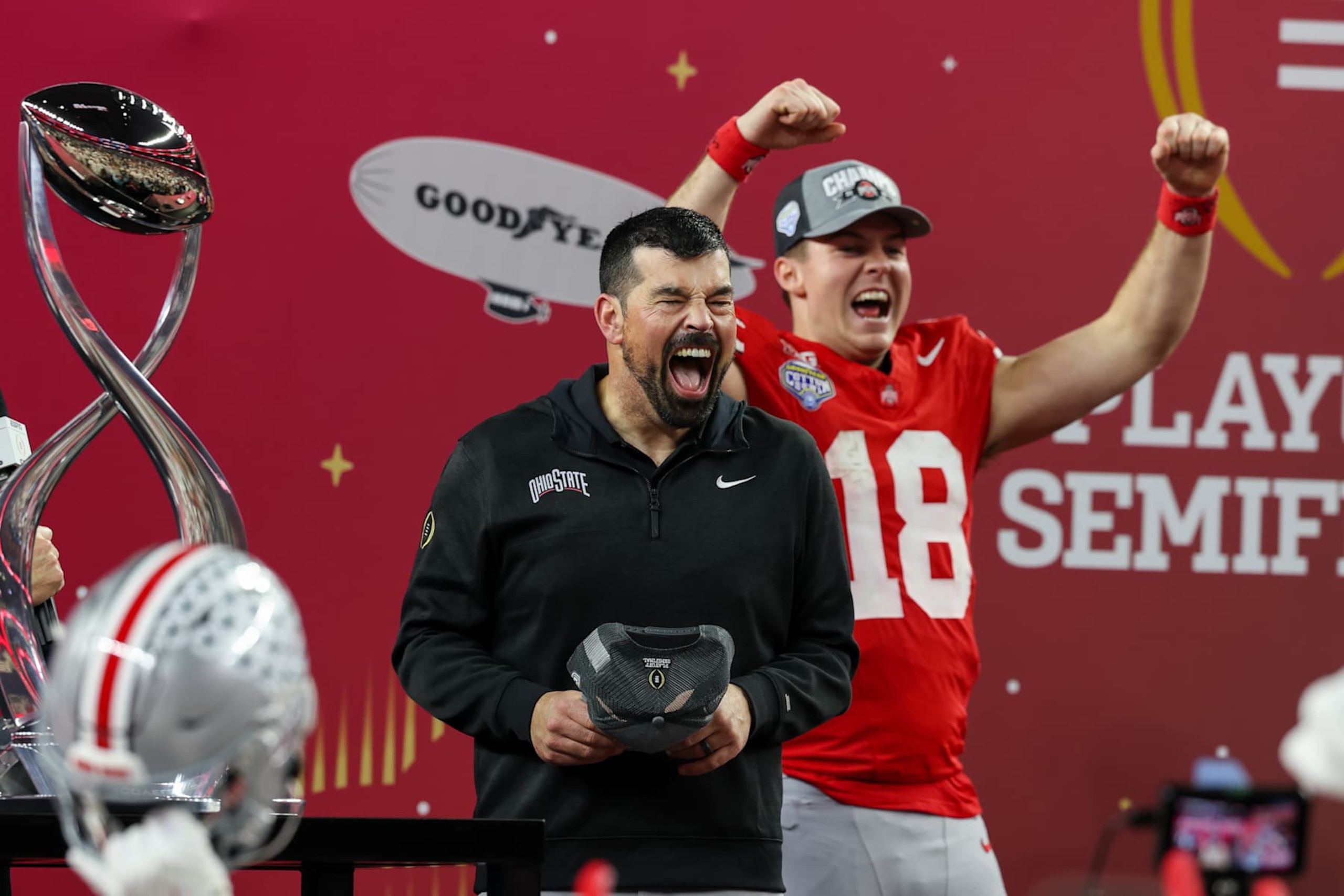 Ohio State head coach Ryan Day Ohio State head coach Ryan Day