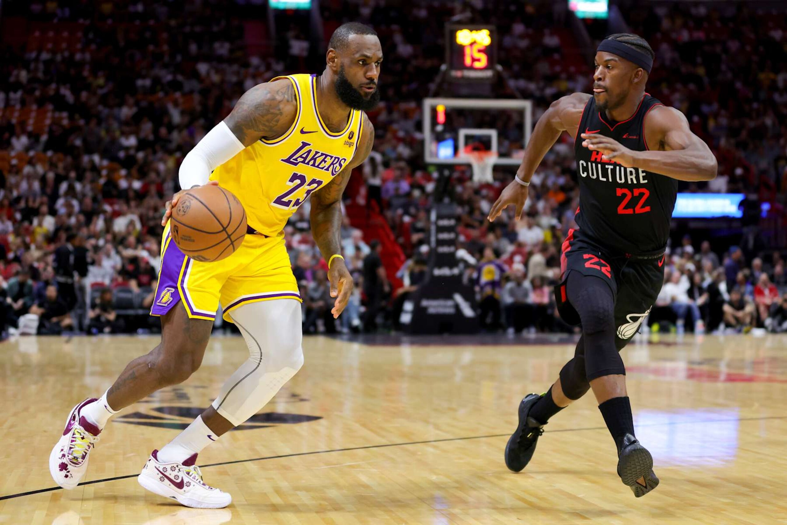 LeBron James and Jimmy Butler