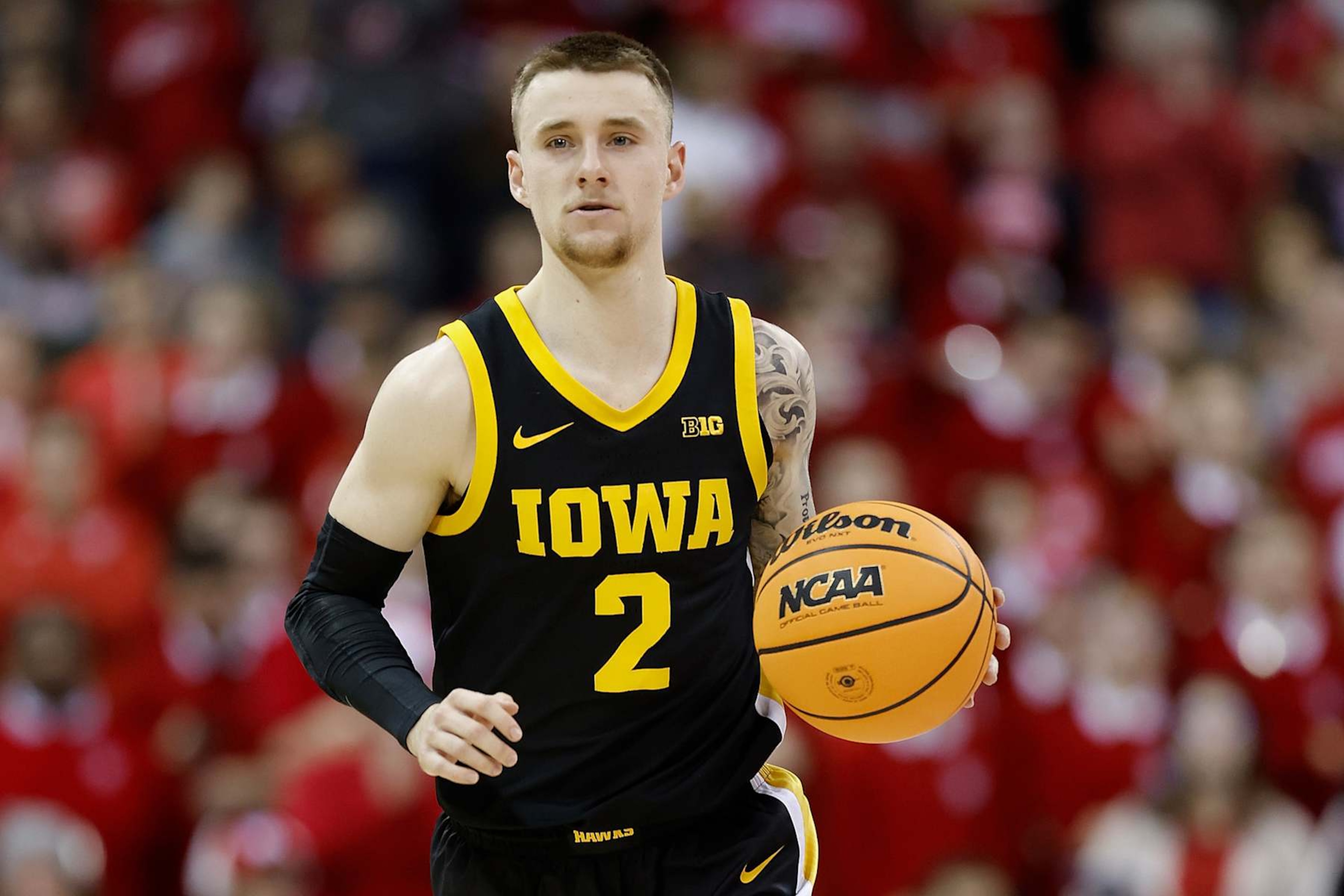 Iowa's Brock Harding Iowa's Brock Harding