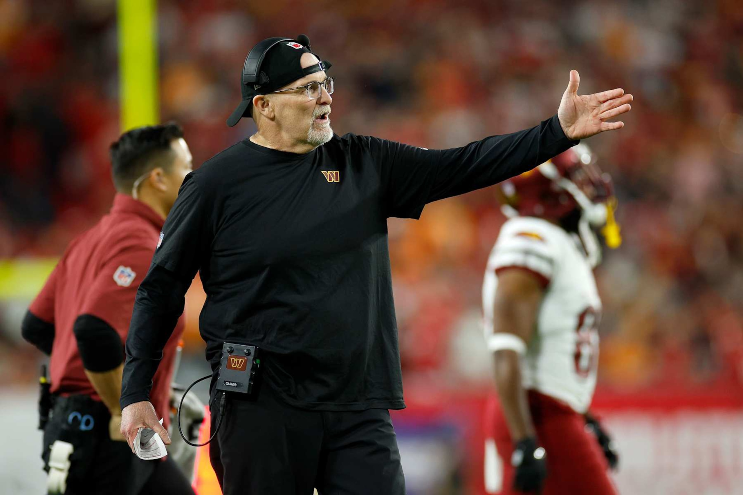 Commanders head coach Dan Quinn Commanders head coach Dan Quinn