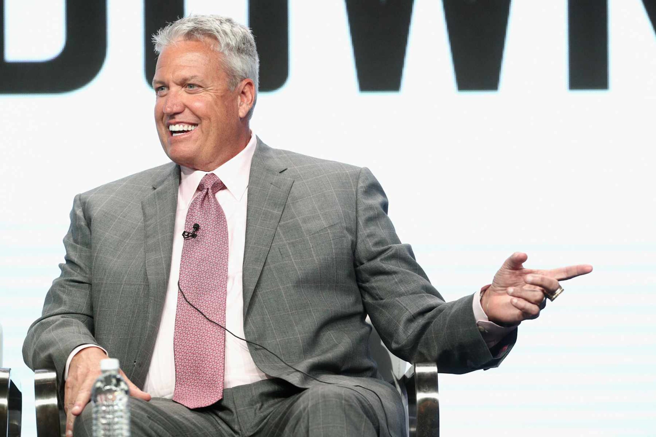 BEVERLY HILLS, CA - JULY 26: Former NFL coach & ESPN analyst Rex Ryan of 'ESPN's Sunday's NFL Countdown' speaks onstage during the ESPN portion of the 2017 Summer Television Critics Association Press Tour at The Beverly Hilton Hotel on July 26, 2017 in Beverly Hills, California. (Photo by Frederick M. Brown/Getty Images) BEVERLY HILLS, CA - JULY 26: Former NFL coach & ESPN analyst Rex Ryan of 'ESPN's Sunday's NFL Countdown' speaks onstage during the ESPN portion of the 2017 Summer Television Critics Association Press Tour at The Beverly Hilton Hotel on July 26, 2017 in Beverly Hills, California. (Photo by Frederick M. Brown/Getty Images)
