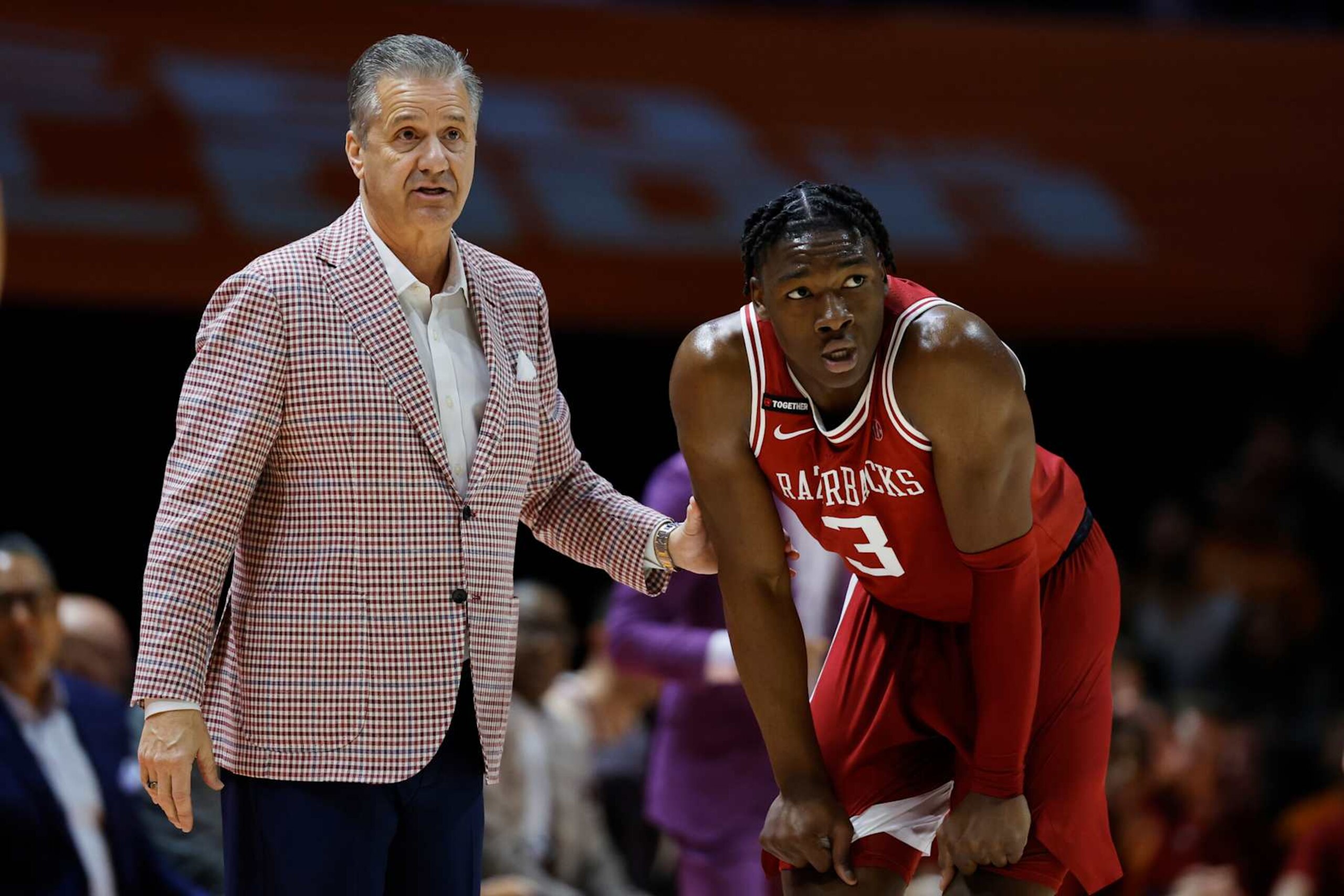 John Calipari and Adou Thiero John Calipari and Adou Thiero
