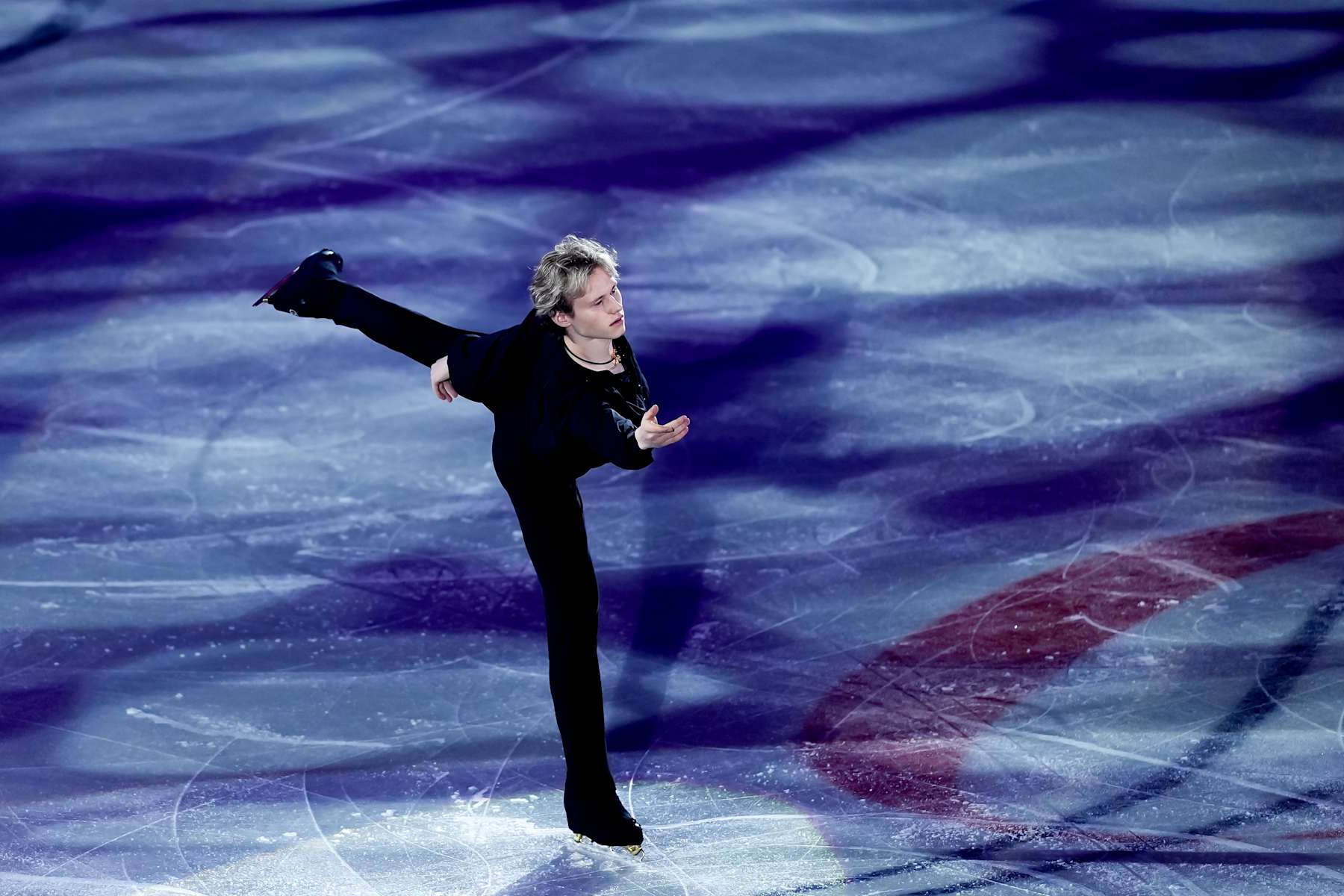 GRENOBLE, FRANCE - DECEMBER 8: Ilia Malinin of the United States performs during Gala Exhibition during the ISU Grand Prix of Figure Skating Final - Grenoble at Patinoire Polesud, on December 8, 2024, in Grenoble, France. (Photo by Daniela Porcelli - International Skating Union/International Skating Union via Getty Images)