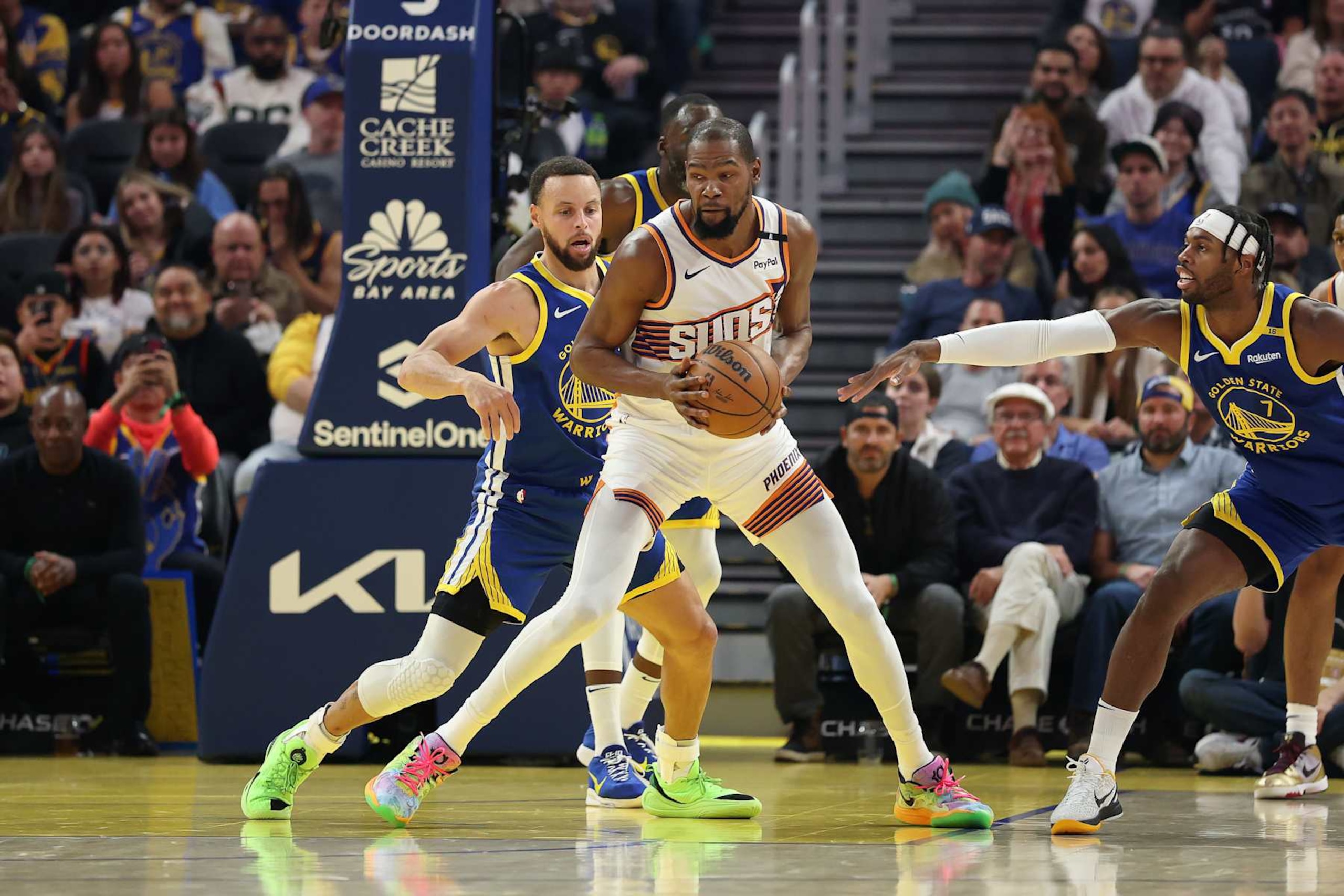 Stephen Curry and Kevin Durant