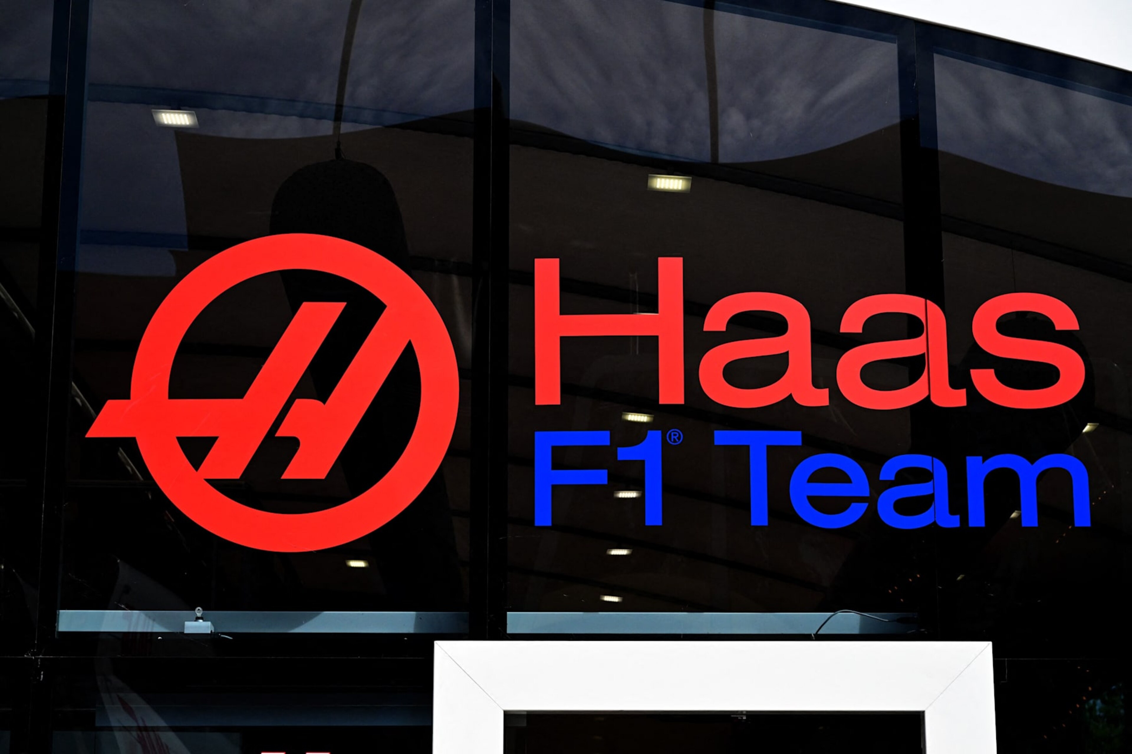 The logo for the Formula One Haas Team pictured at the Autodromo Internazionale Enzo e Dino Ferrari race track in Imola, Italy, on April 23, 2022, ahead of the Formula One Emilia Romagna Grand Prix. (Photo by MIGUEL MEDINA / AFP) (Photo by MIGUEL MEDINA/AFP via Getty Images) The logo for the Formula One Haas Team pictured at the Autodromo Internazionale Enzo e Dino Ferrari race track in Imola, Italy, on April 23, 2022, ahead of the Formula One Emilia Romagna Grand Prix. (Photo by MIGUEL MEDINA / AFP) (Photo by MIGUEL MEDINA/AFP via Getty Images)