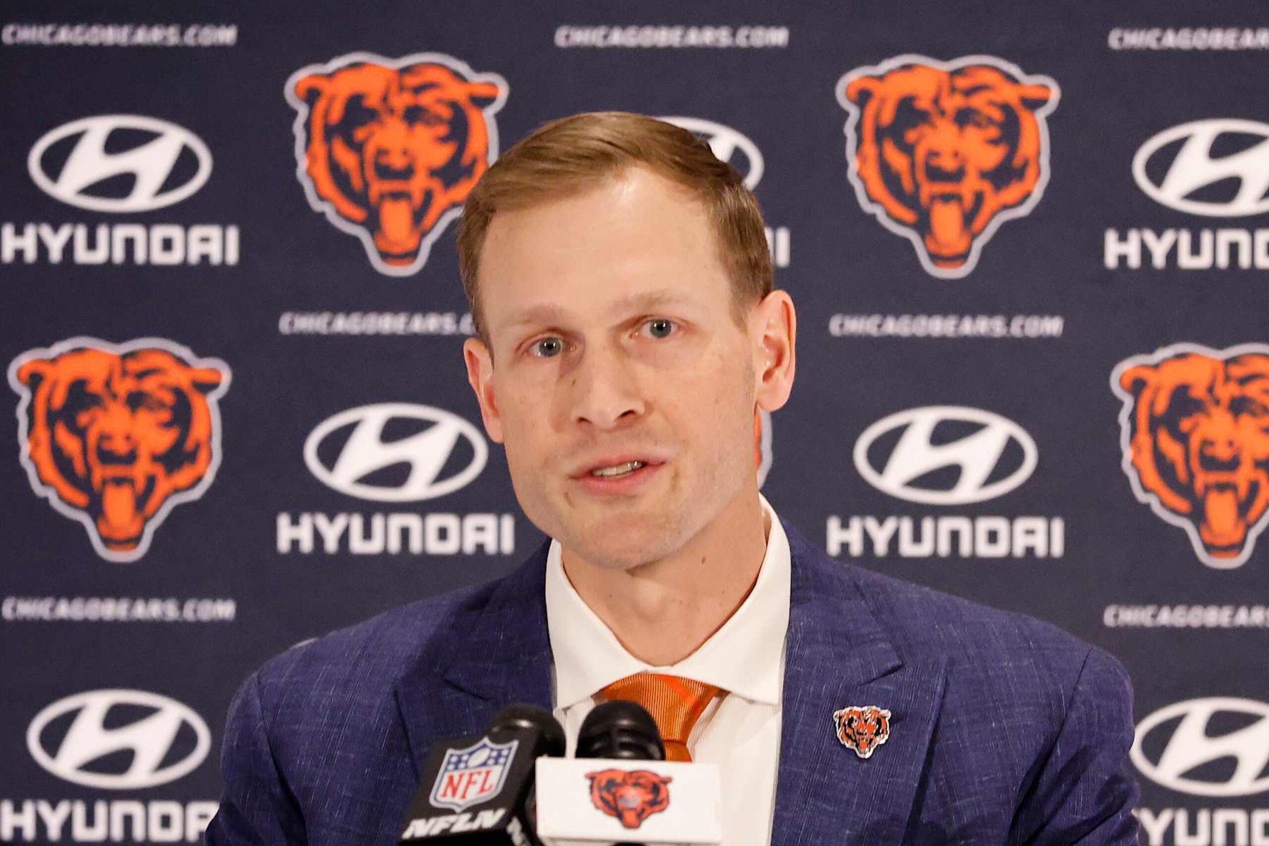 Bears HC Ben Johnson Bears HC Ben Johnson