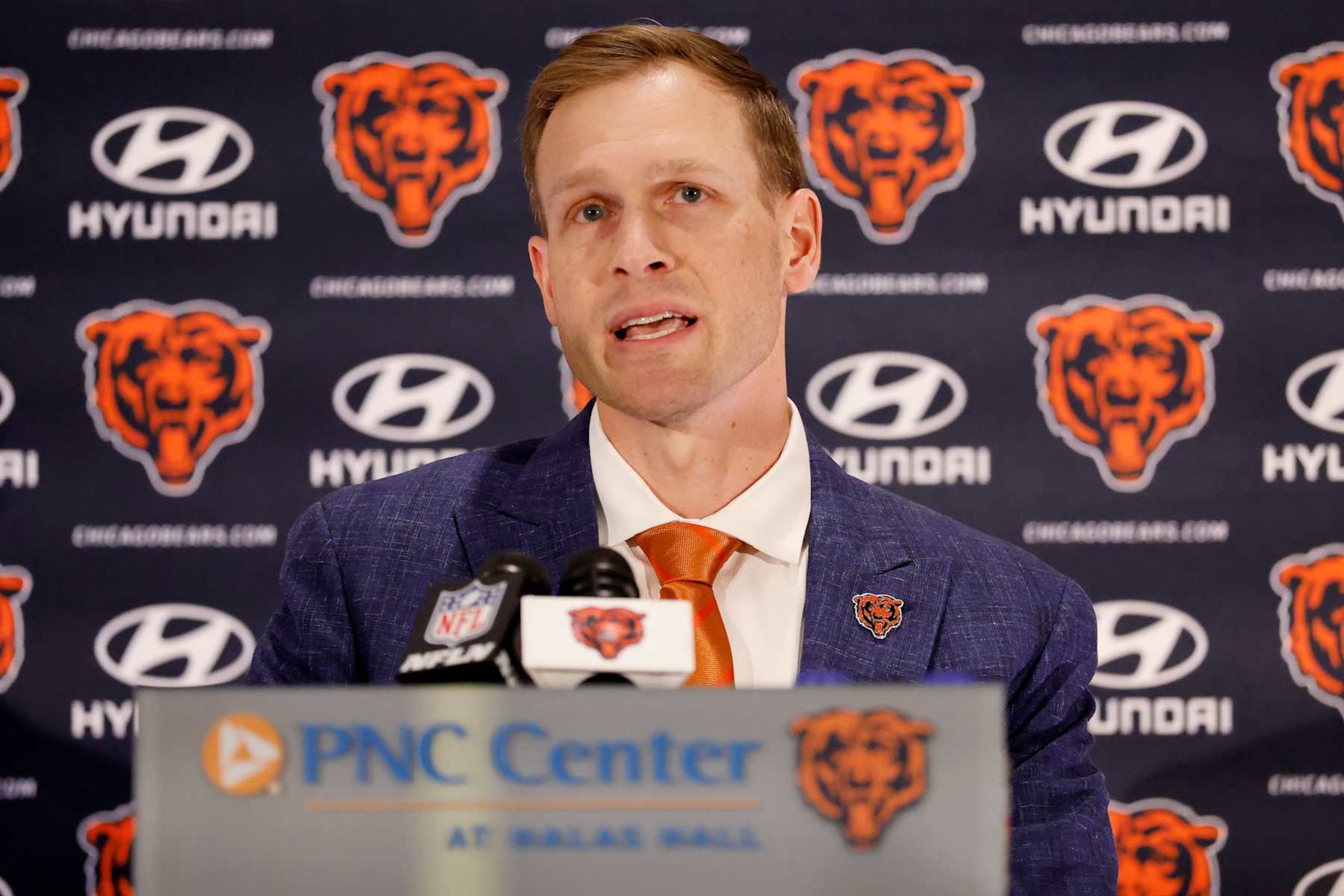New Chicago Bears head coach Ben Johnson New Chicago Bears head coach Ben Johnson