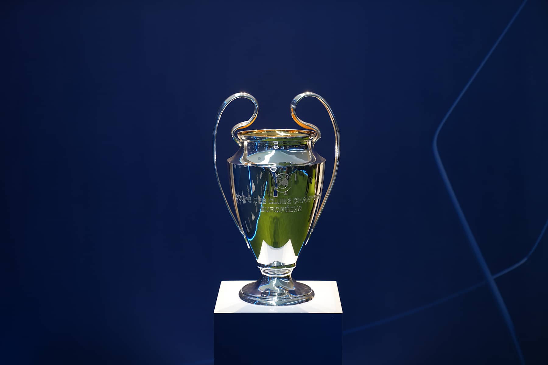 BOGOTA, COLOMBIA - JANUARY 17: The UEFA Champions League trophy is pictured in Bogota, Colombia on January 17, 2025. (Photo by Juancho Torres/Anadolu via Getty Images)