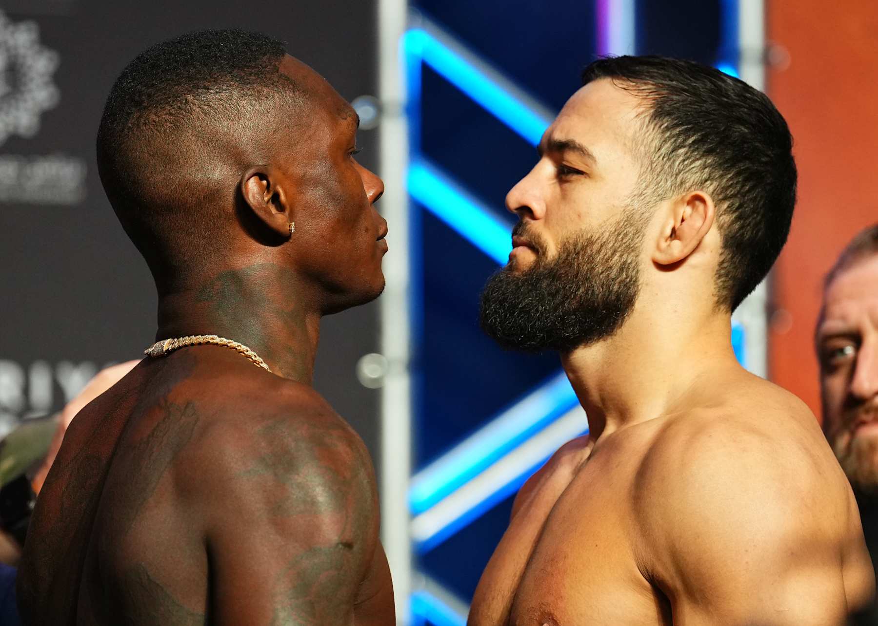 Opponents Israel Adesanya and Nassourdine Imavov