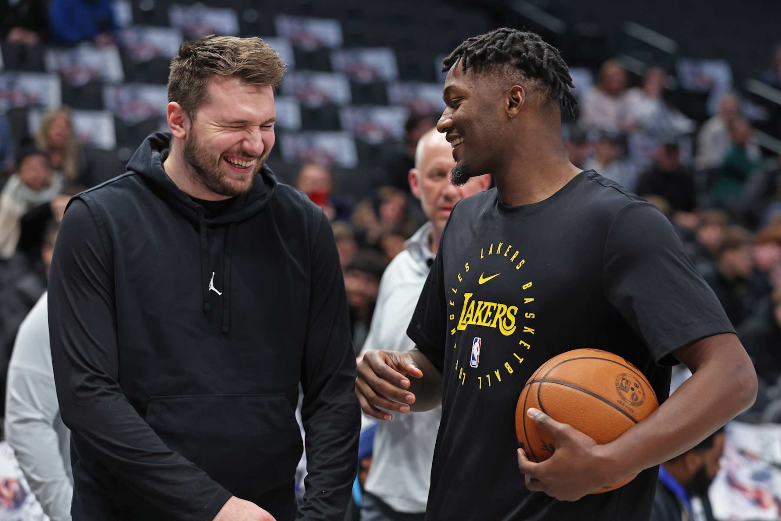 Luka DonÄiÄ and Dorian Finney-Smith